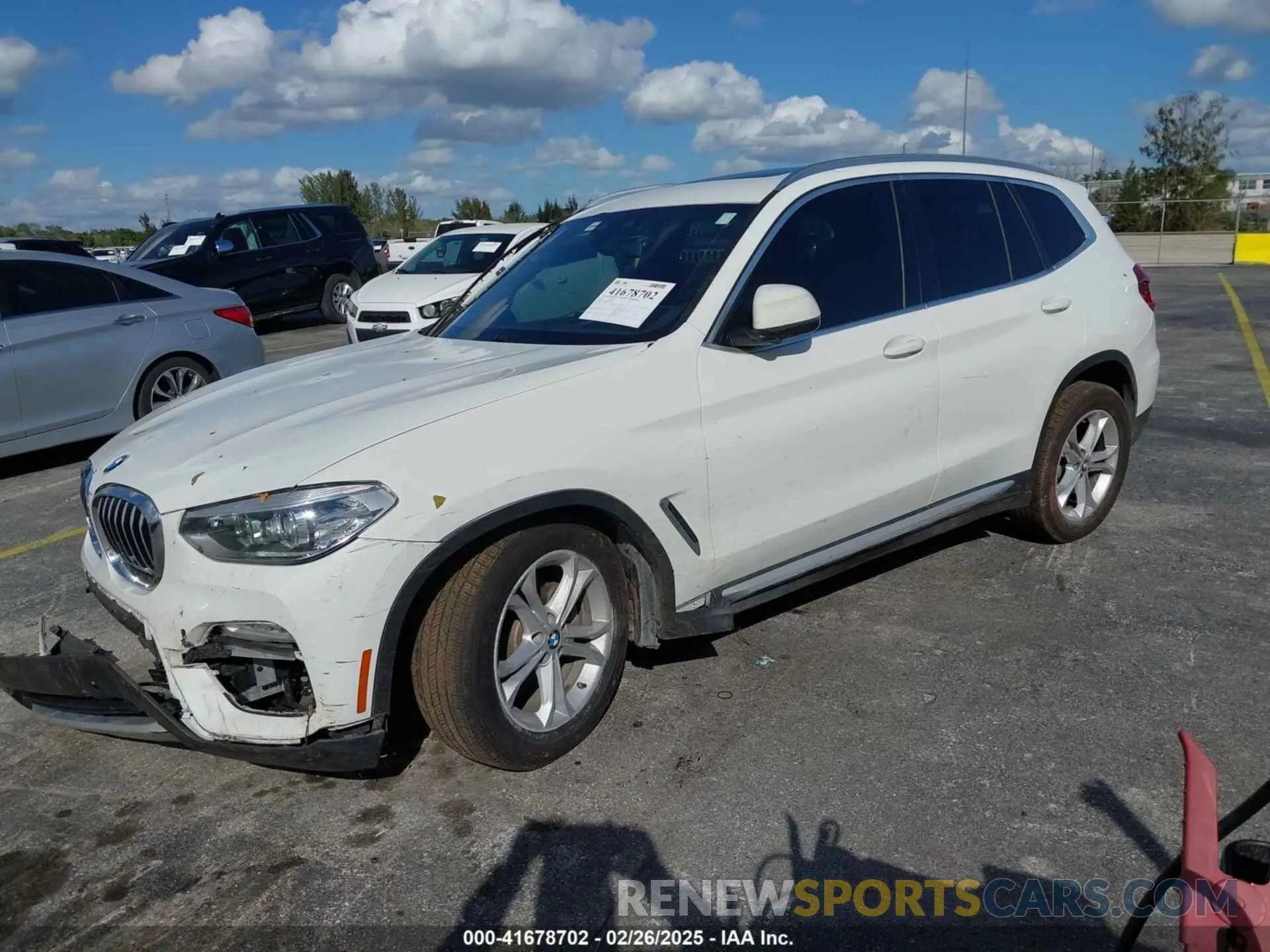 2 Photograph of a damaged car 5UXTR7C56KLR43898 BMW X3 2019