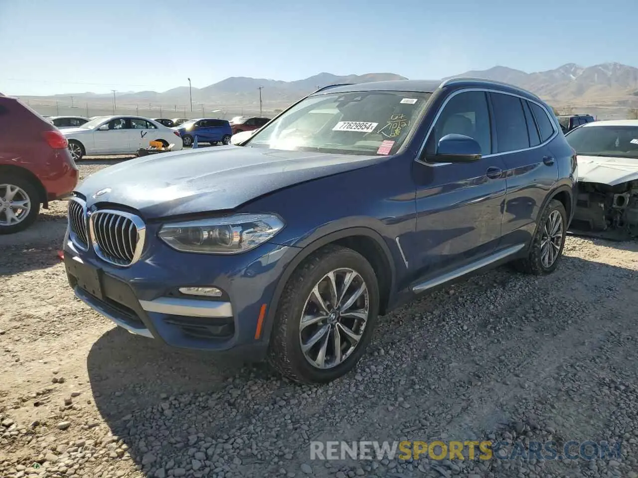 1 Photograph of a damaged car 5UXTR7C57KLE96288 BMW X3 2019