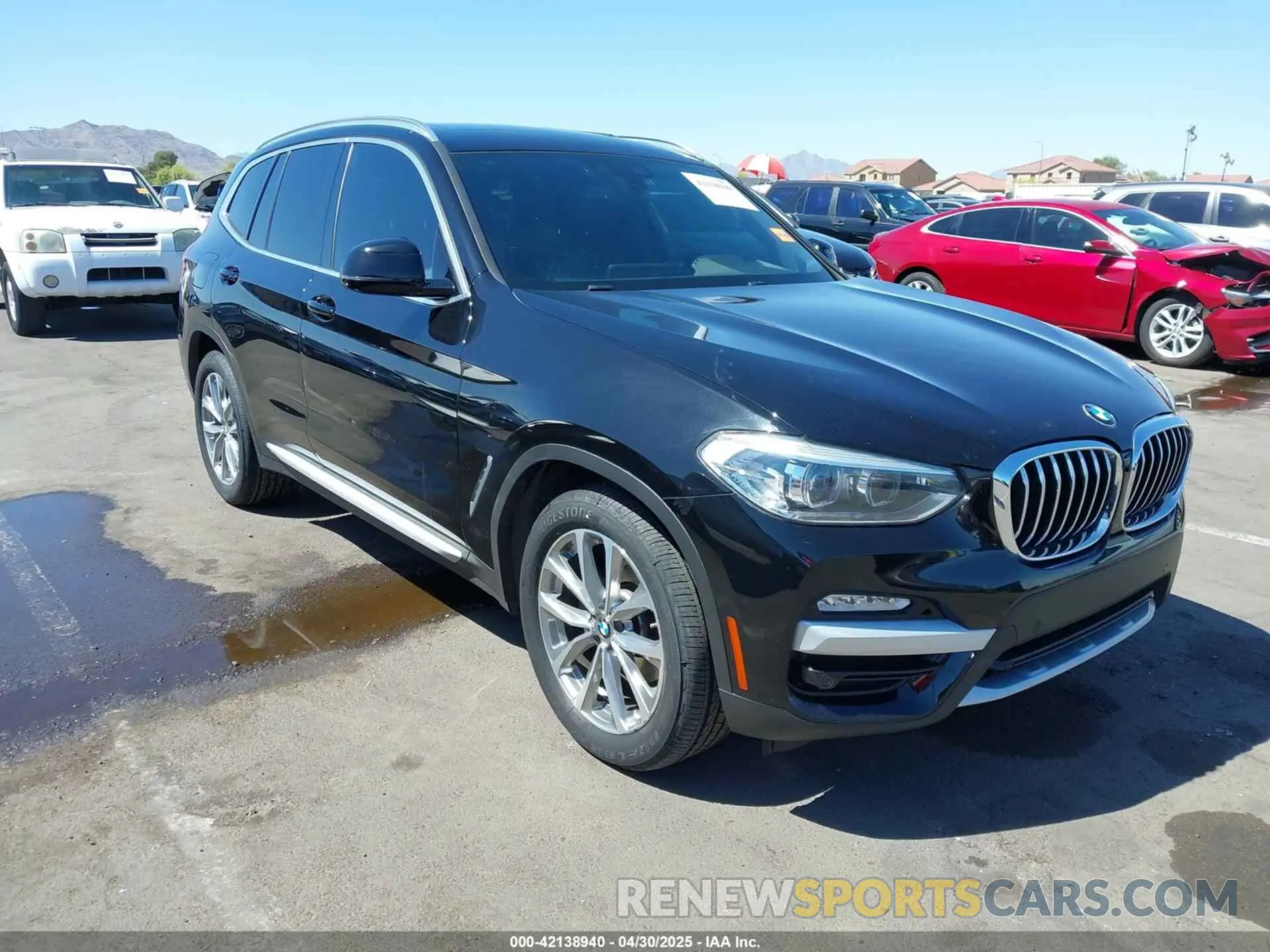 1 Photograph of a damaged car 5UXTR7C57KLF26499 BMW X3 2019