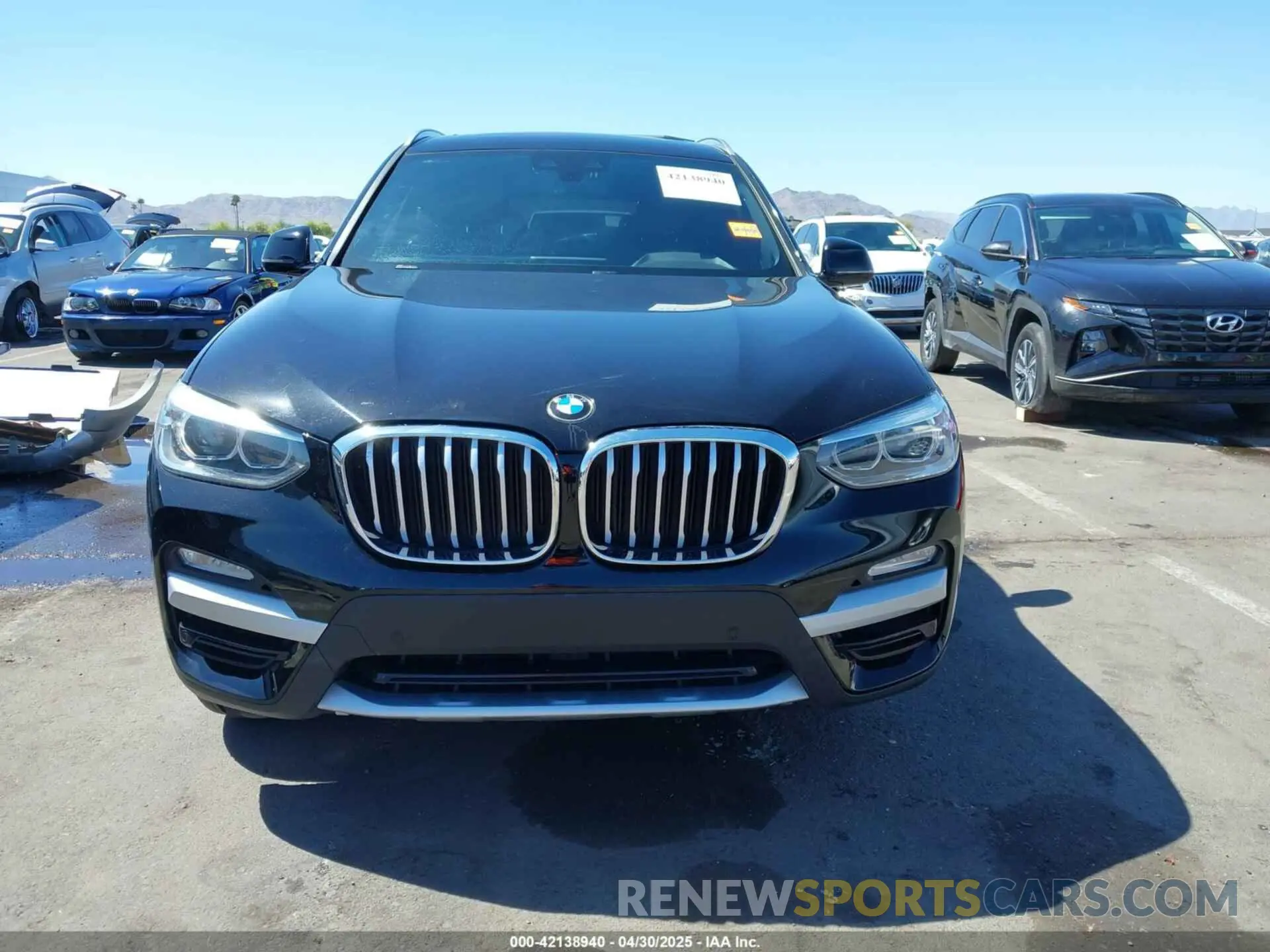 13 Photograph of a damaged car 5UXTR7C57KLF26499 BMW X3 2019