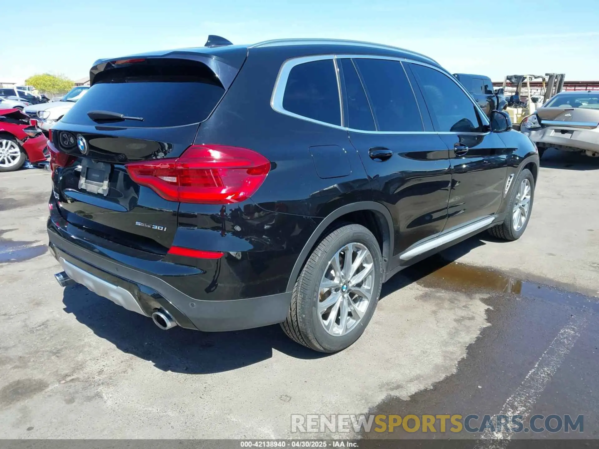 4 Photograph of a damaged car 5UXTR7C57KLF26499 BMW X3 2019