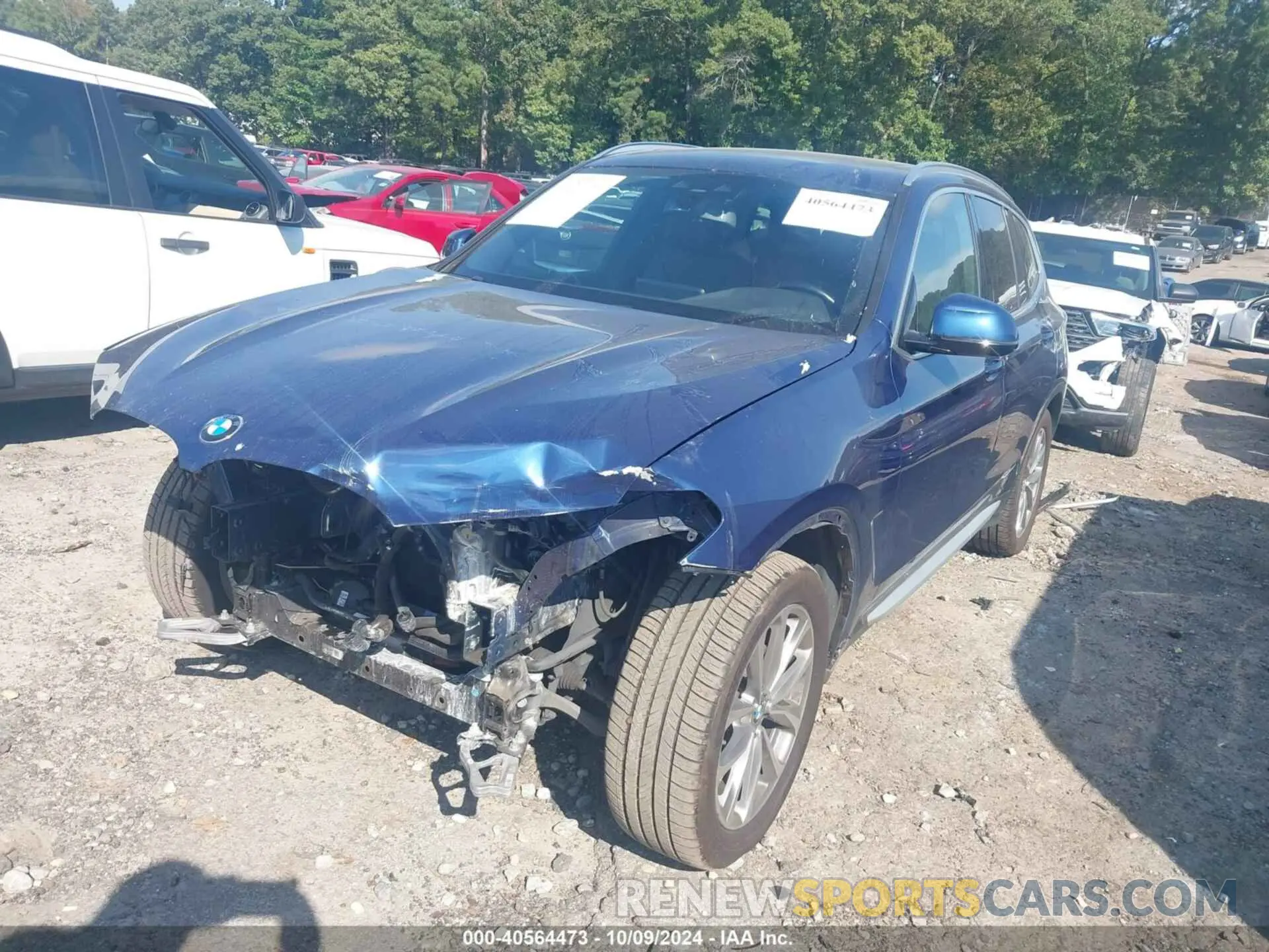 2 Photograph of a damaged car 5UXTR7C57KLF34635 BMW X3 2019