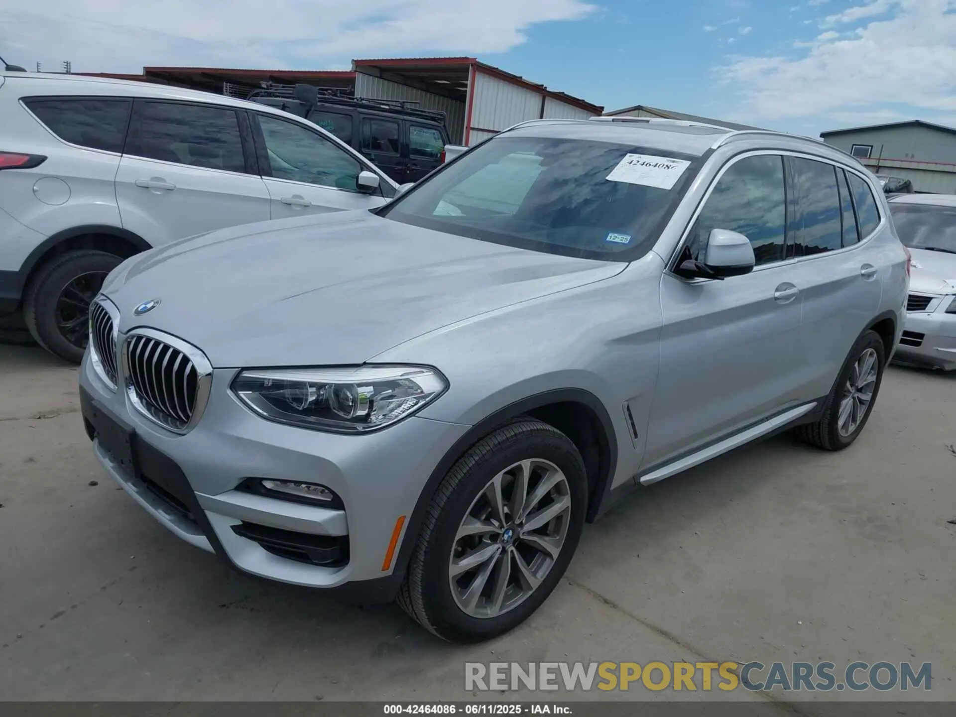2 Photograph of a damaged car 5UXTR7C58KLF30870 BMW X3 2019