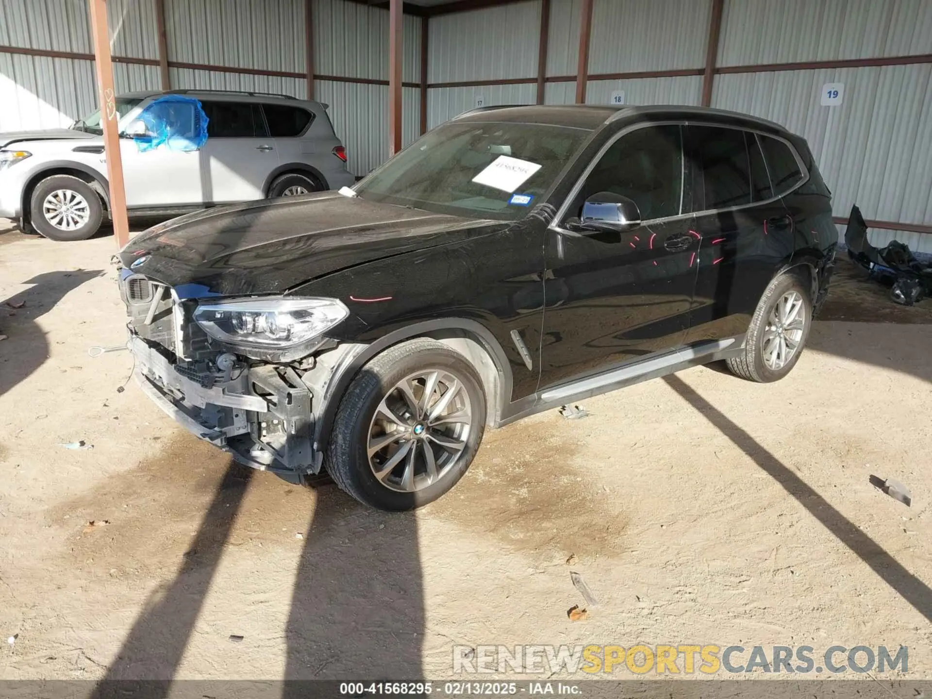 2 Photograph of a damaged car 5UXTR7C58KLF32117 BMW X3 2019