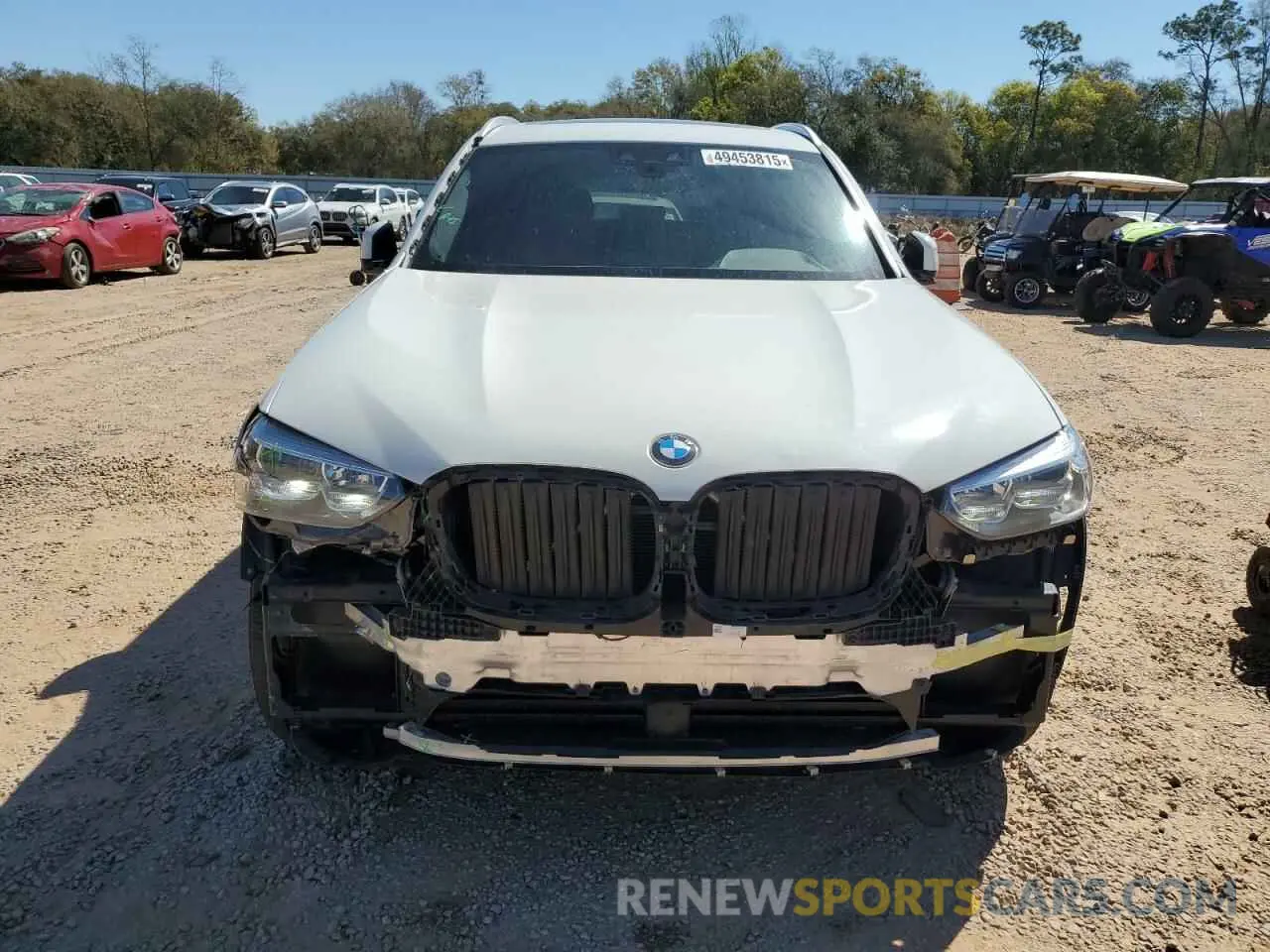 5 Photograph of a damaged car 5UXTR7C58KLF35339 BMW X3 2019