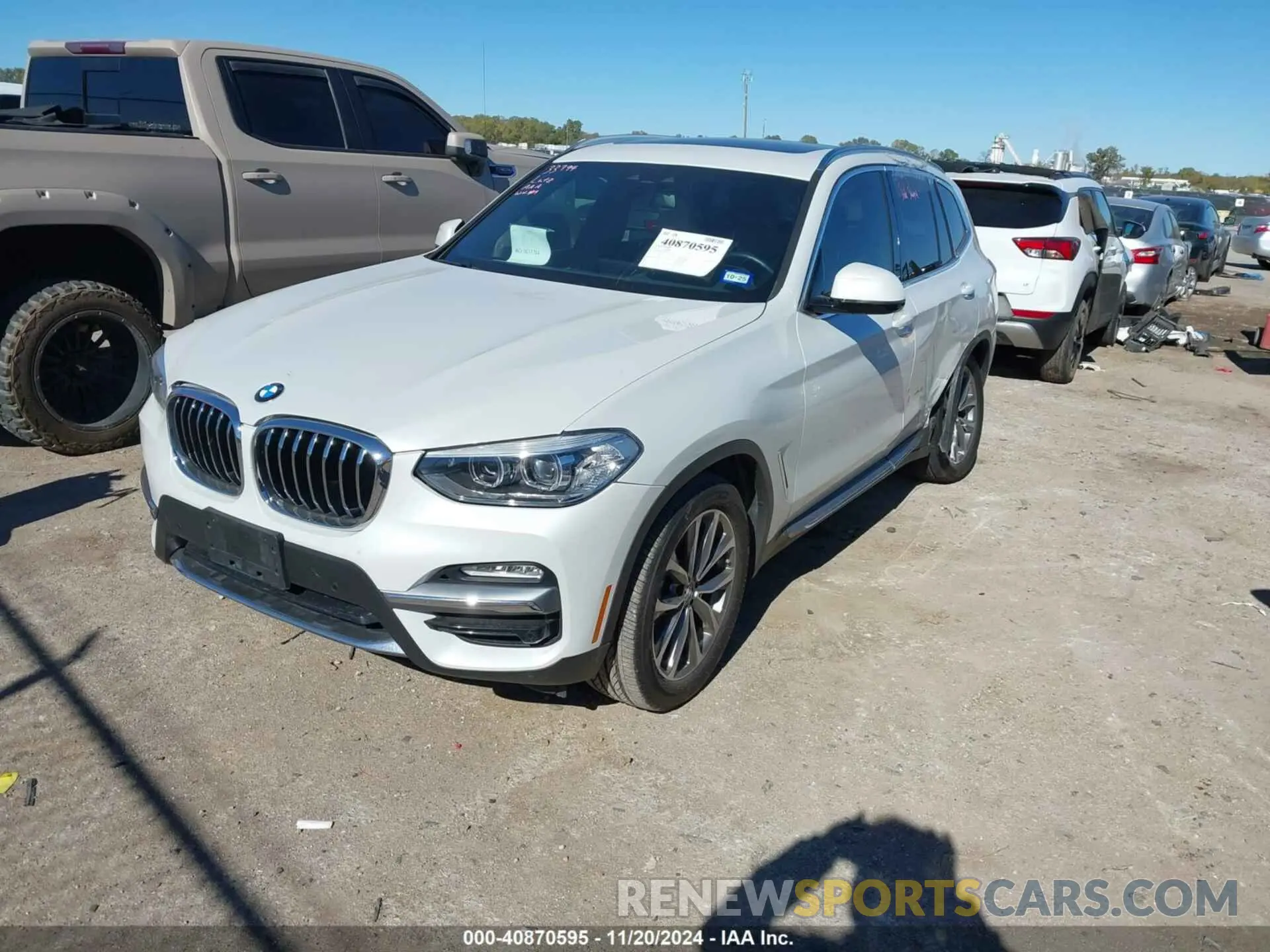 2 Photograph of a damaged car 5UXTR7C59KLF30814 BMW X3 2019