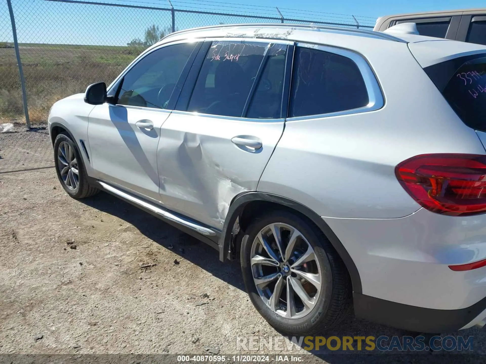 6 Photograph of a damaged car 5UXTR7C59KLF30814 BMW X3 2019