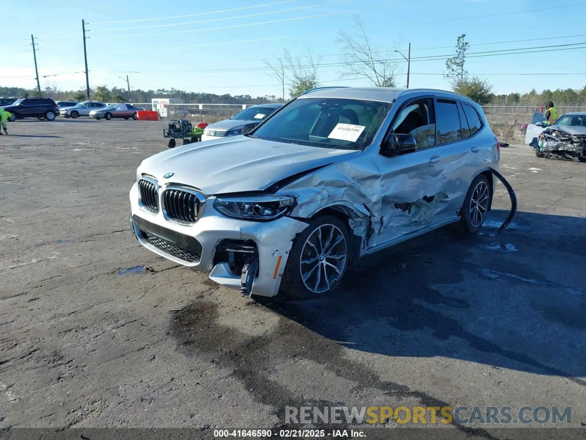 2 Photograph of a damaged car 5UXTR7C59KLR50294 BMW X3 2019