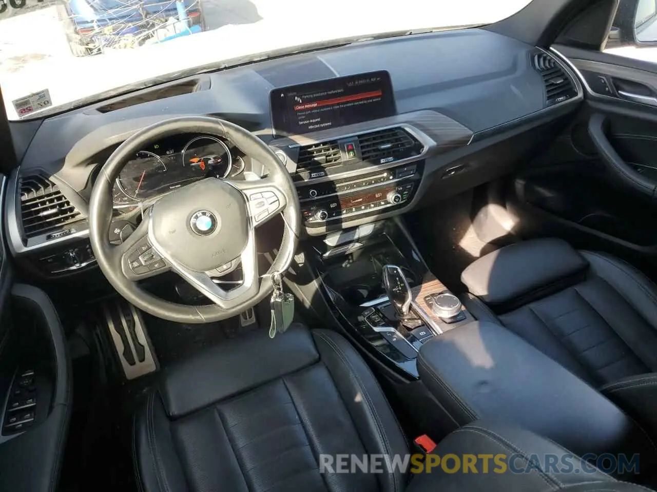 8 Фотография поврежденного автомобиля 5UXTR7C5XKLF23998 BMW X3 2019