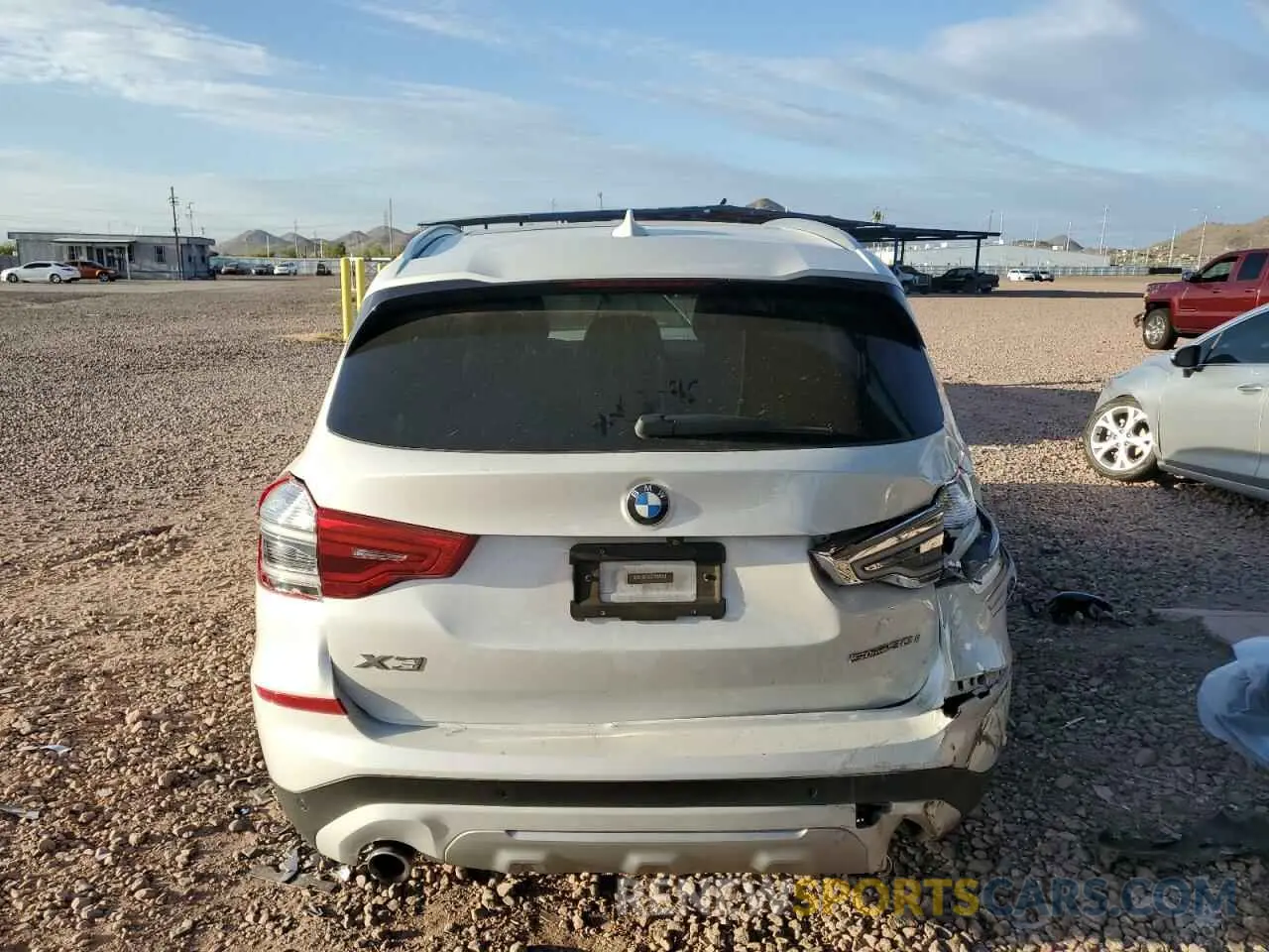 6 Photograph of a damaged car 5UXTR7C5XKLR45928 BMW X3 2019