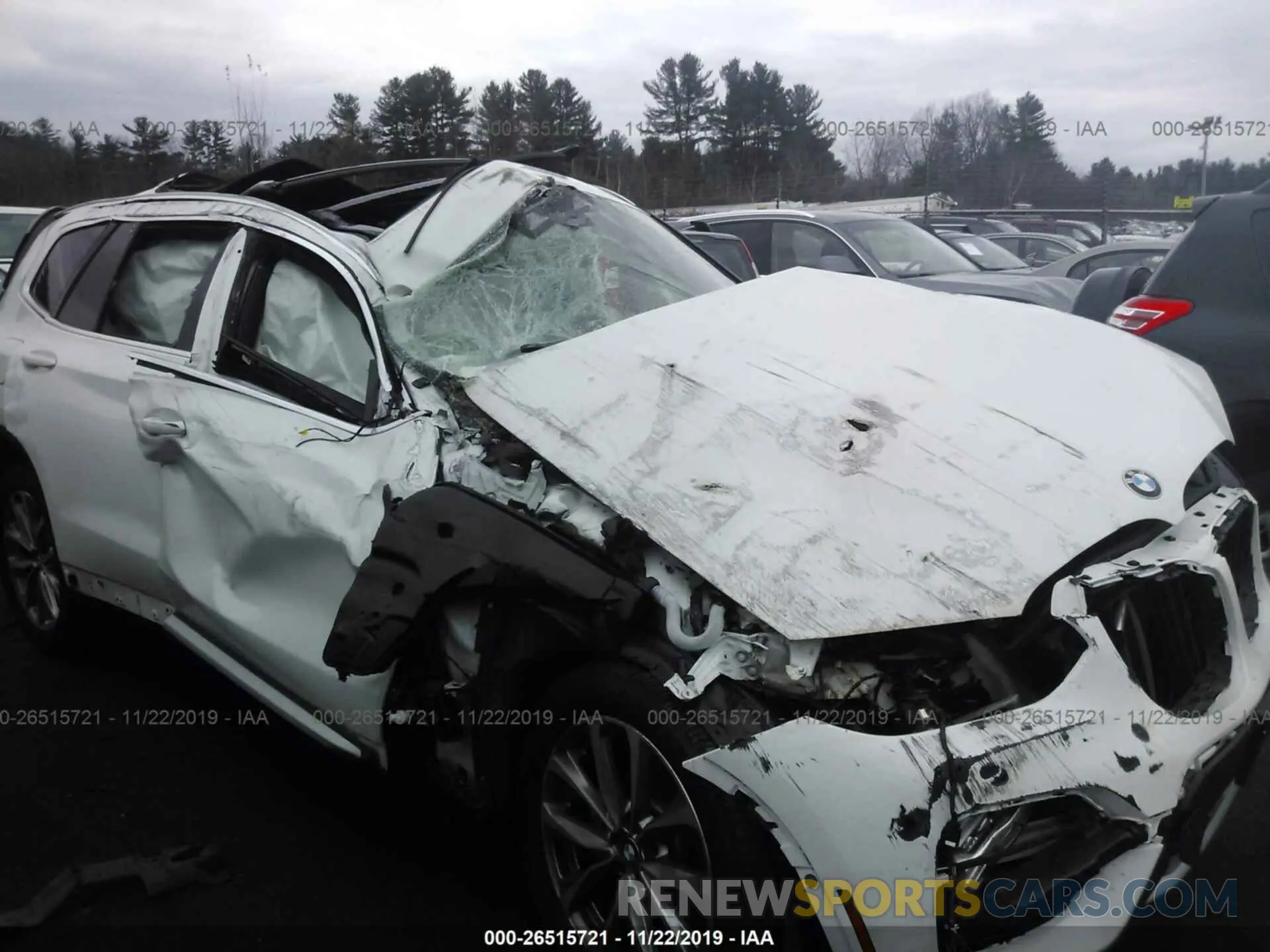 6 Photograph of a damaged car 5UXTR9C50KLE15823 BMW X3 2019