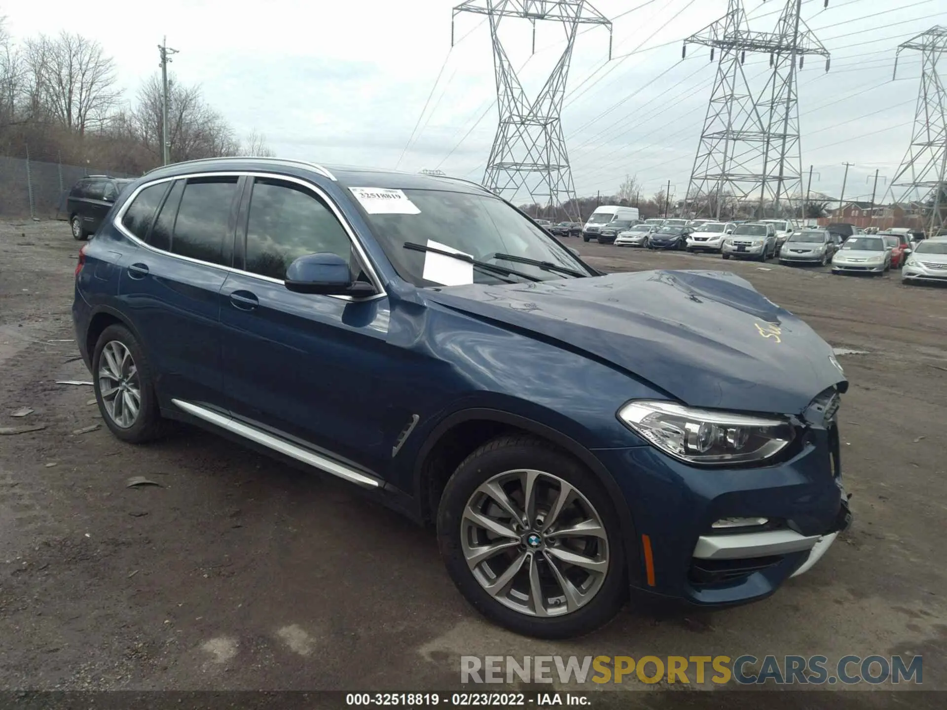 1 Photograph of a damaged car 5UXTR9C50KLR08804 BMW X3 2019
