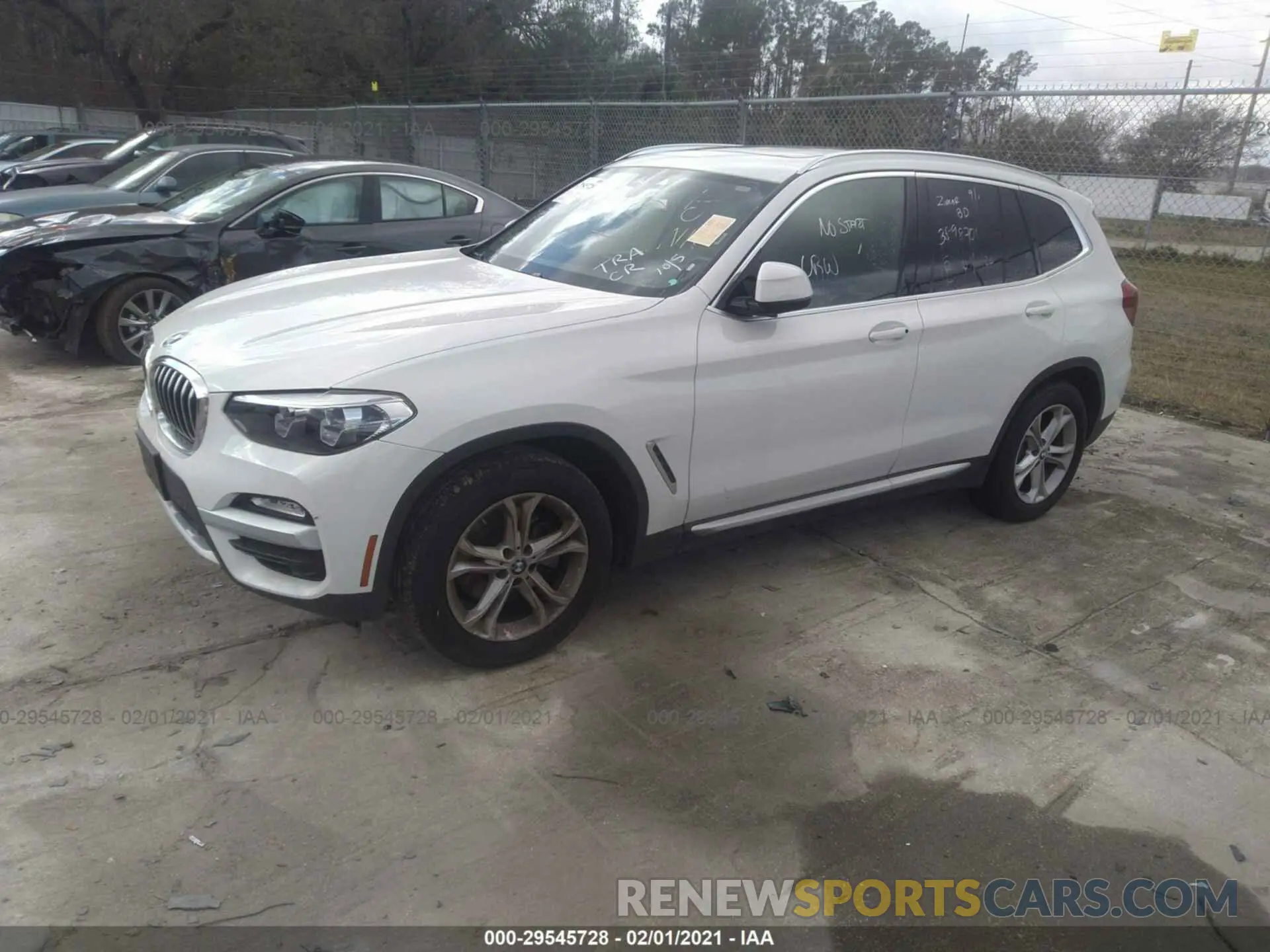 2 Photograph of a damaged car 5UXTR9C51KLE18360 BMW X3 2019