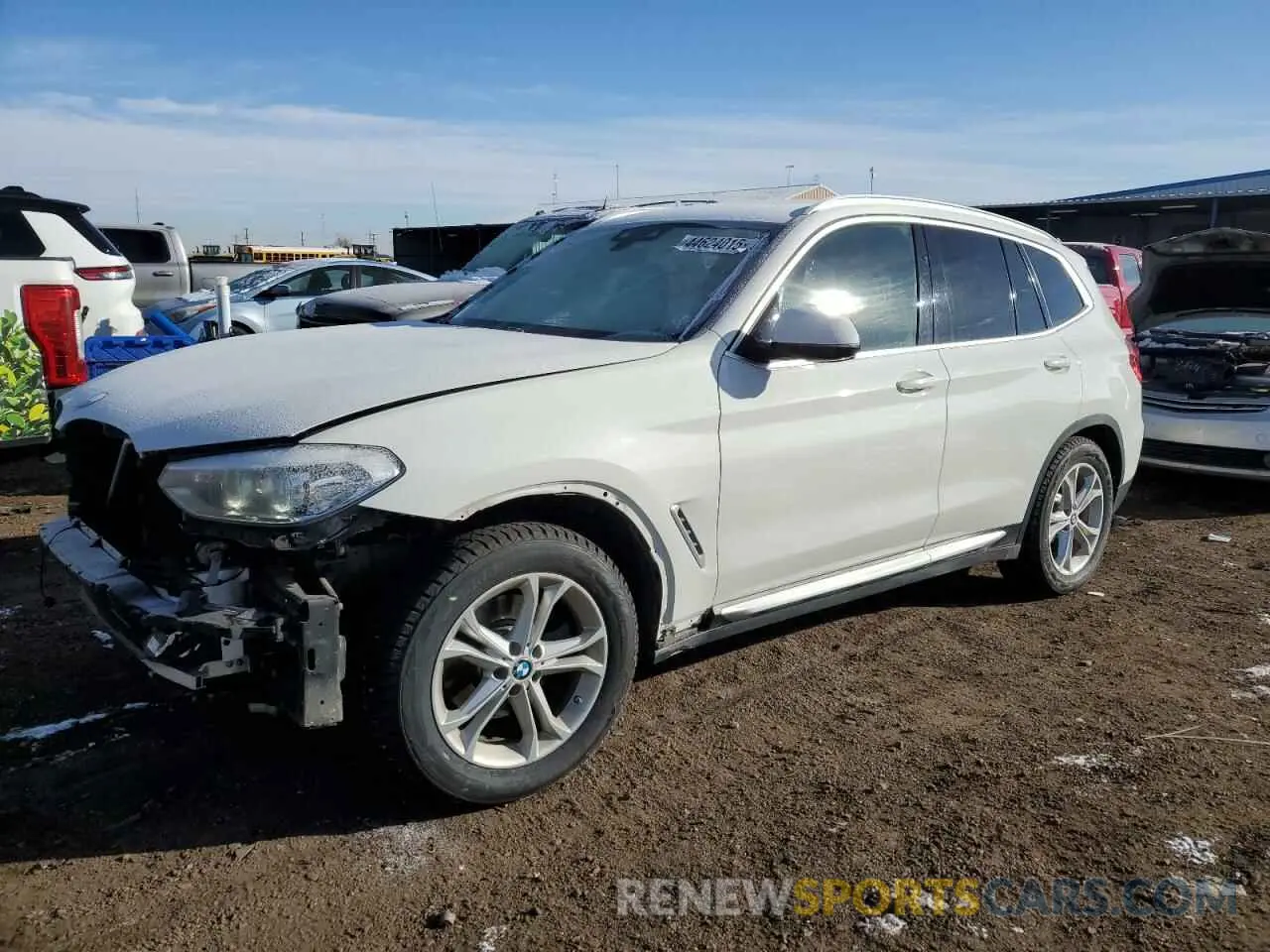 1 Photograph of a damaged car 5UXTR9C51KLP84090 BMW X3 2019