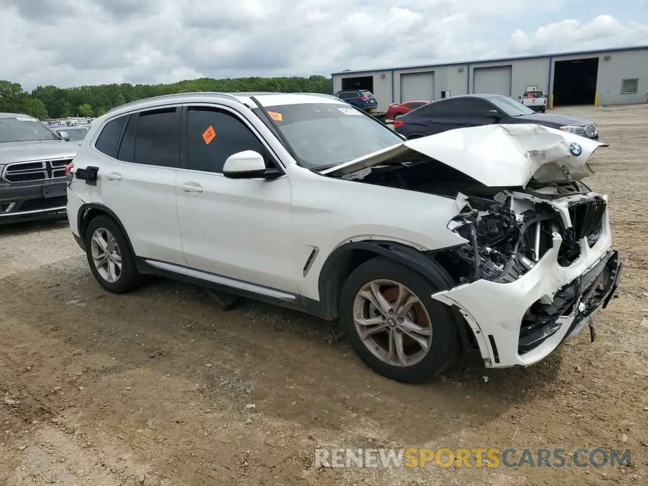 4 Photograph of a damaged car 5UXTR9C51KLP93386 BMW X3 2019