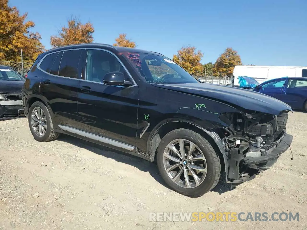 4 Photograph of a damaged car 5UXTR9C52KLP83496 BMW X3 2019