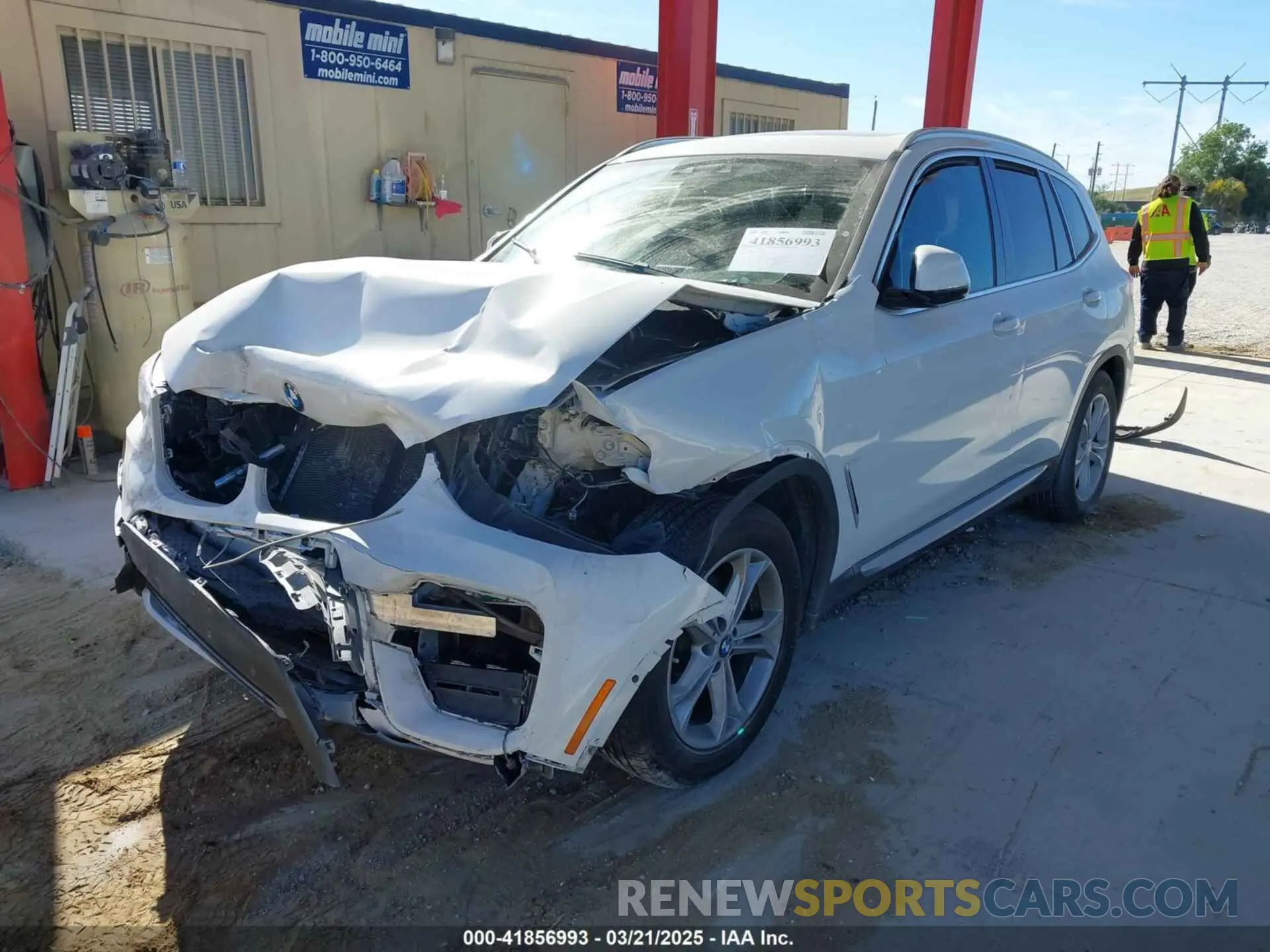 2 Photograph of a damaged car 5UXTR9C54KLE18885 BMW X3 2019