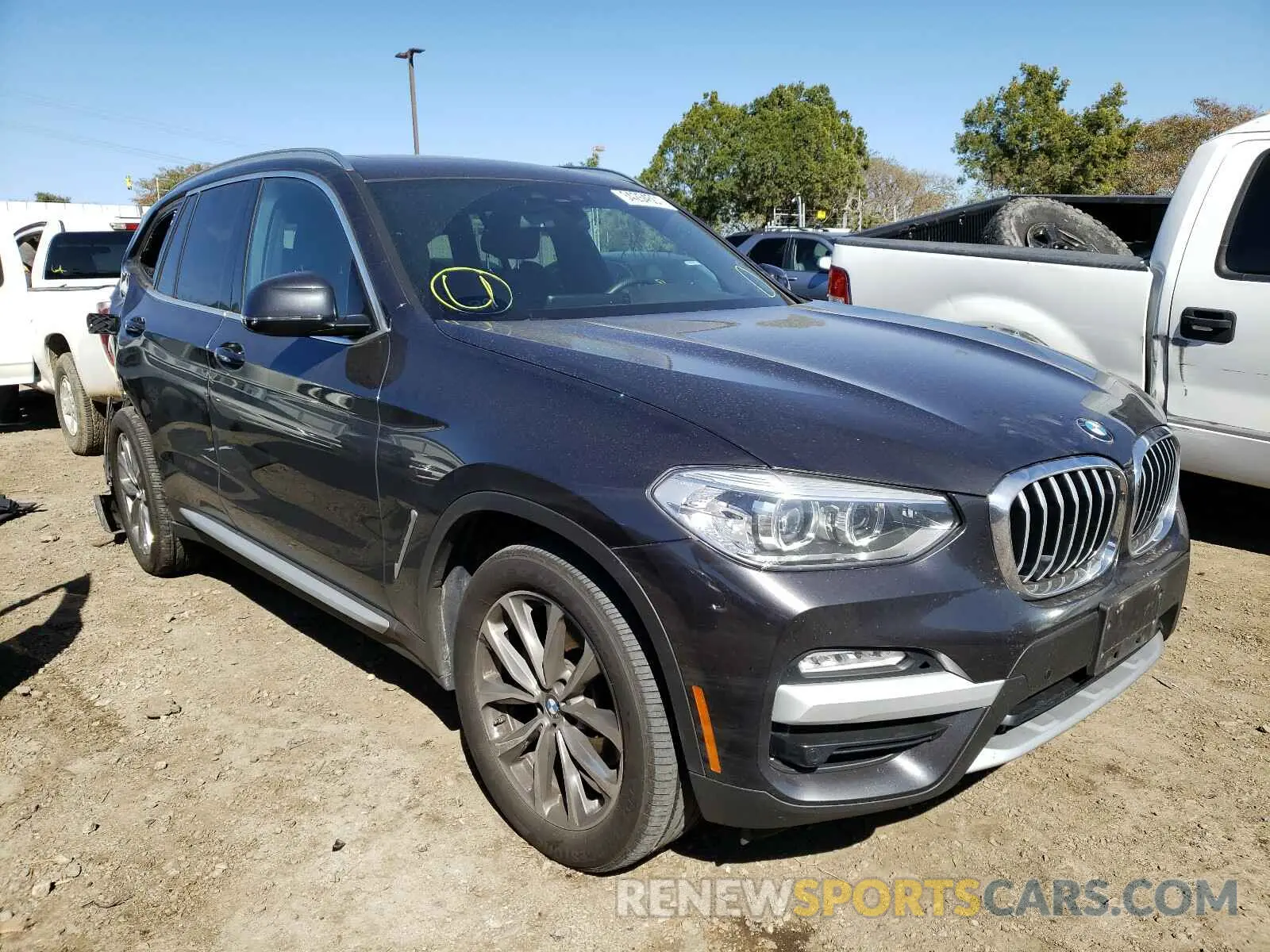 1 Photograph of a damaged car 5UXTR9C54KLP81460 BMW X3 2019