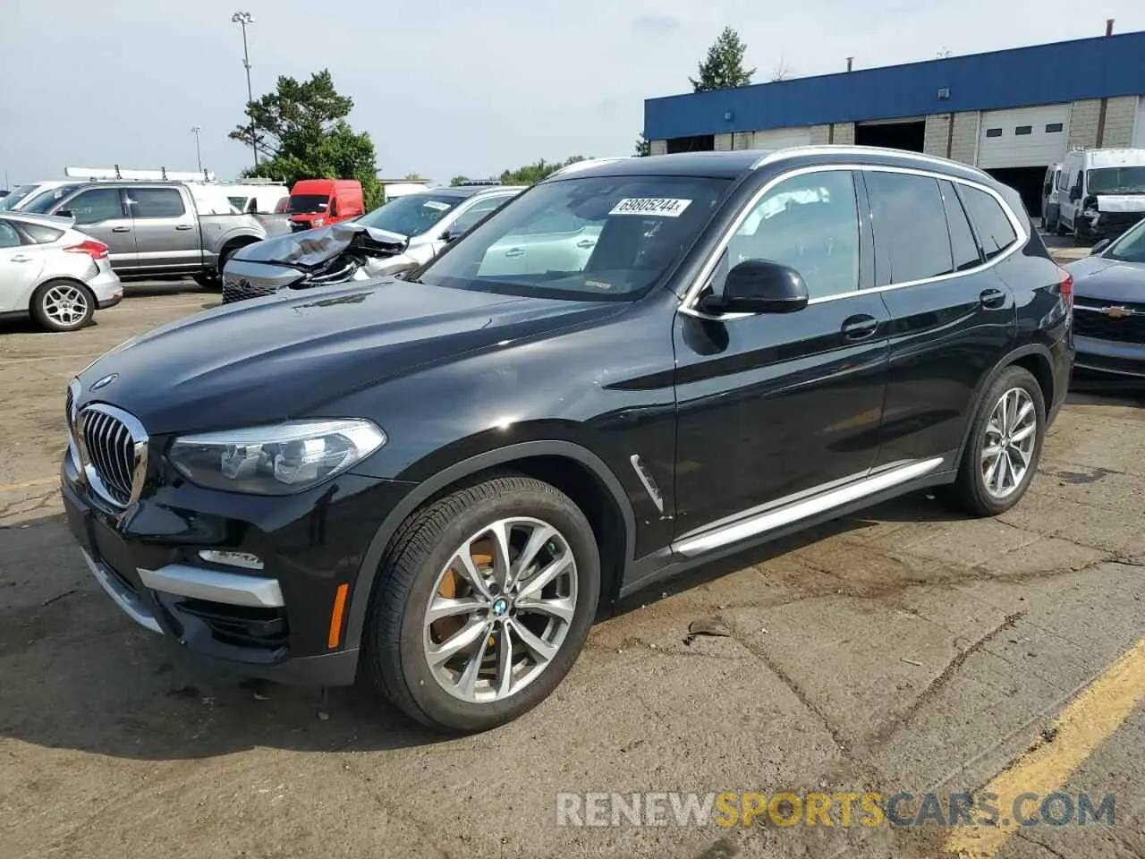 1 Photograph of a damaged car 5UXTR9C54KLP83709 BMW X3 2019
