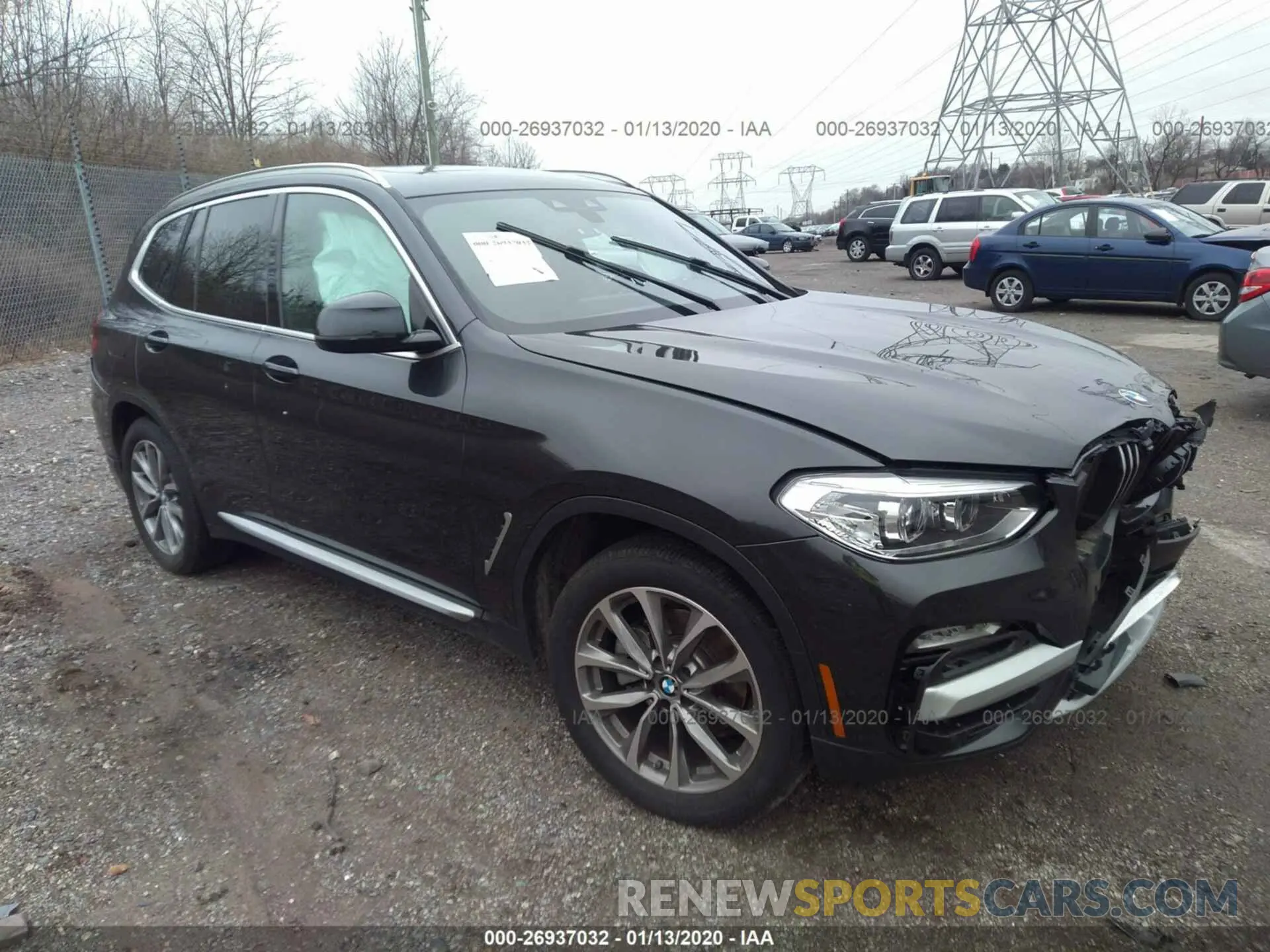 1 Photograph of a damaged car 5UXTR9C54KLP85959 BMW X3 2019