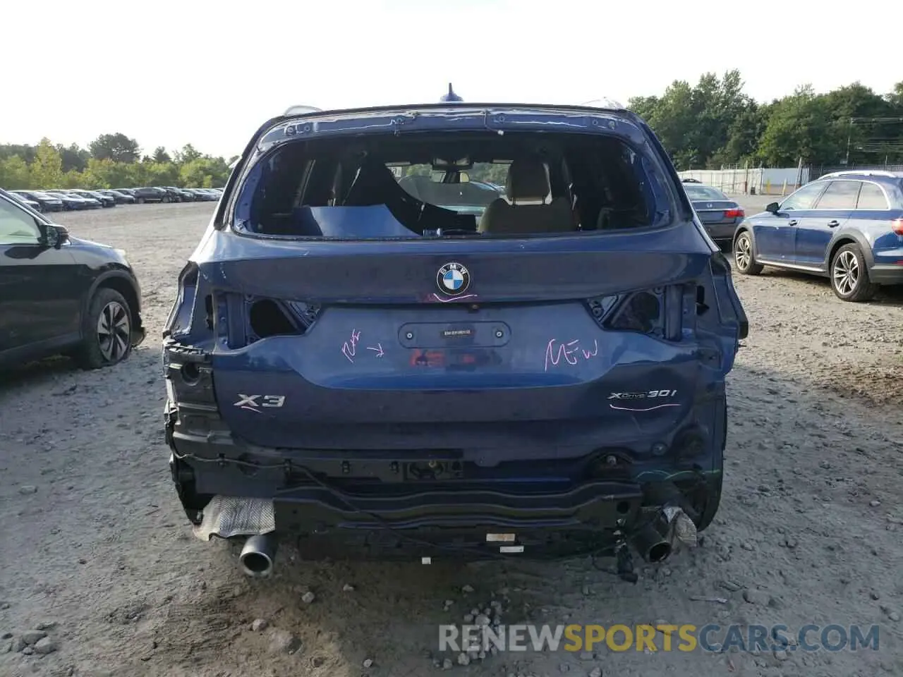 6 Photograph of a damaged car 5UXTR9C55KLD93169 BMW X3 2019