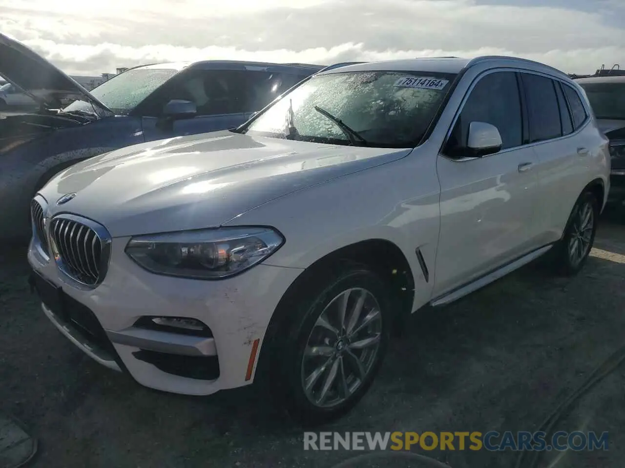 1 Photograph of a damaged car 5UXTR9C55KLP80835 BMW X3 2019