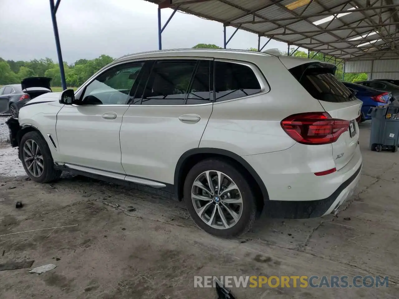 2 Photograph of a damaged car 5UXTR9C55KLP95609 BMW X3 2019