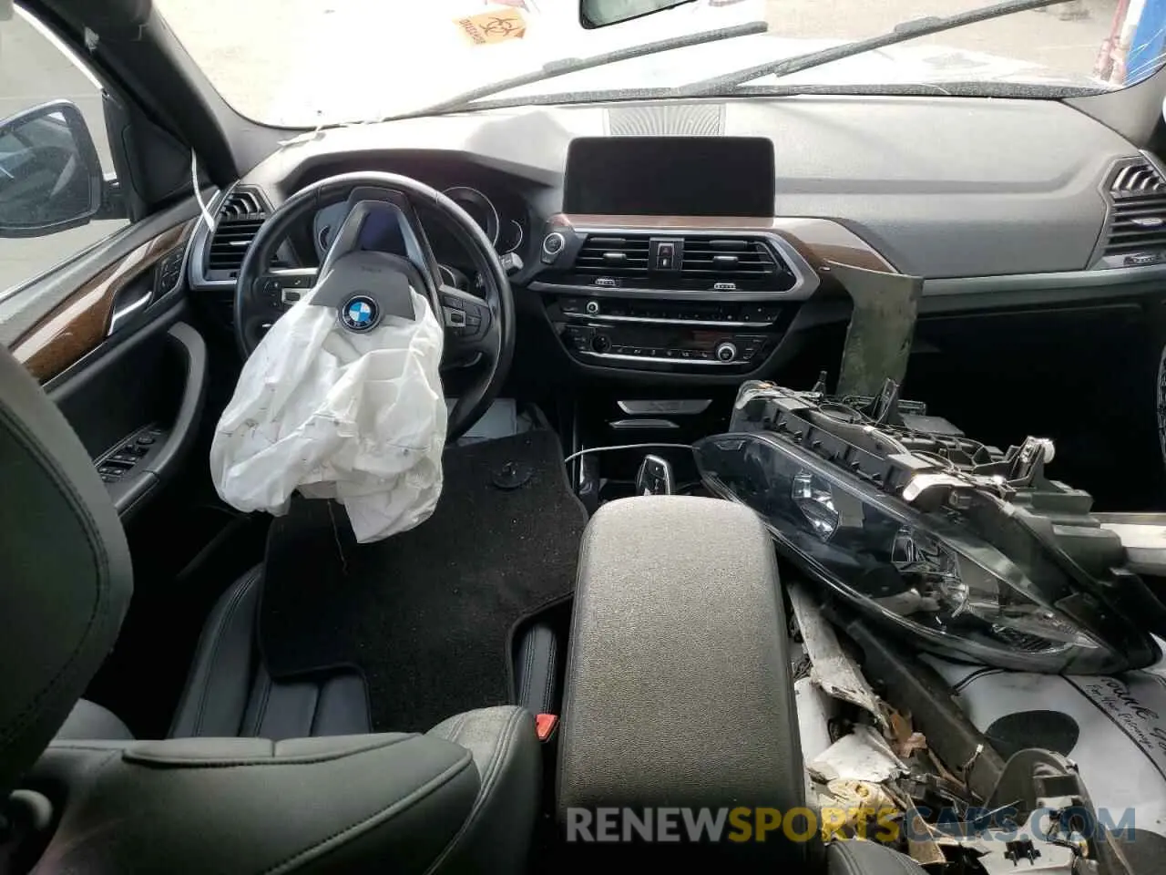 8 Фотография поврежденного автомобиля 5UXTR9C56KLD91088 BMW X3 2019