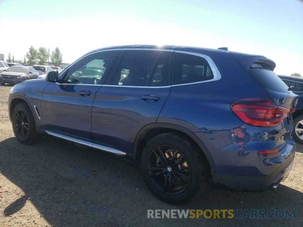 2 Photograph of a damaged car 5UXTR9C56KLD96176 BMW X3 2019