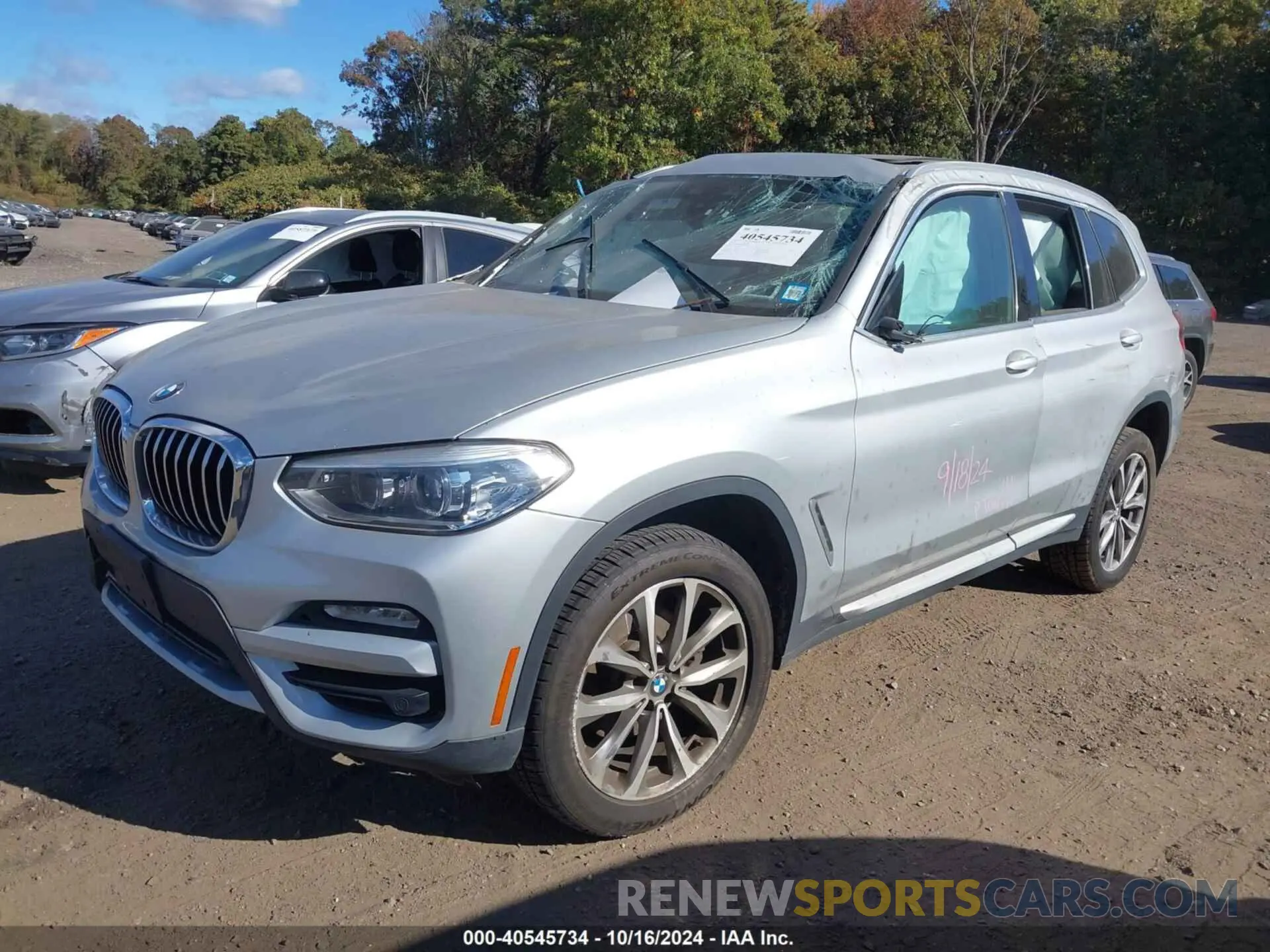 2 Photograph of a damaged car 5UXTR9C56KLE12778 BMW X3 2019