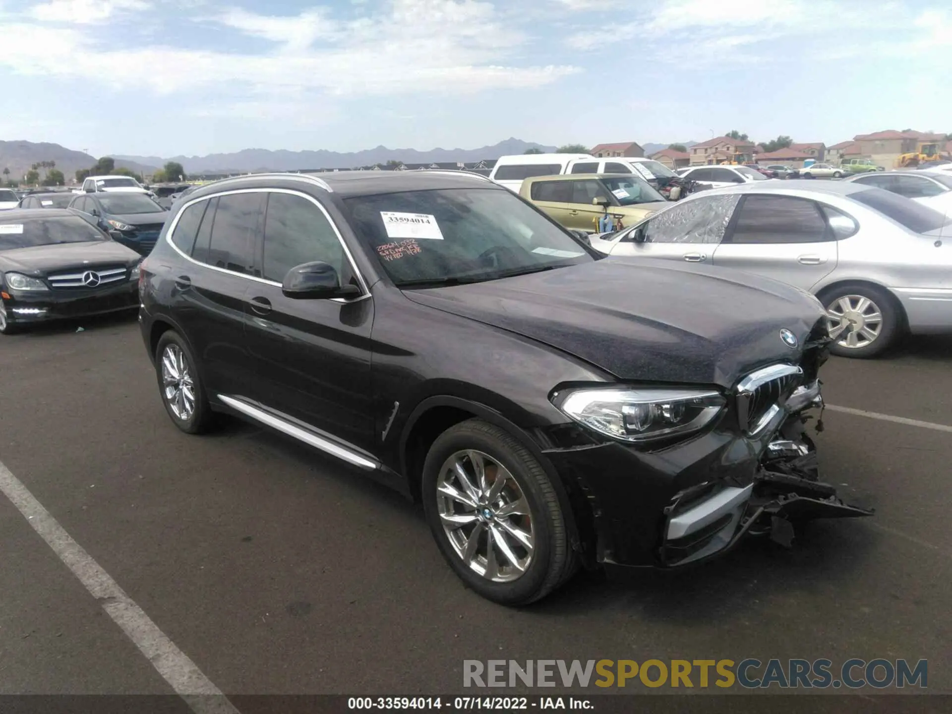 1 Фотография поврежденного автомобиля 5UXTR9C56KLE21478 BMW X3 2019