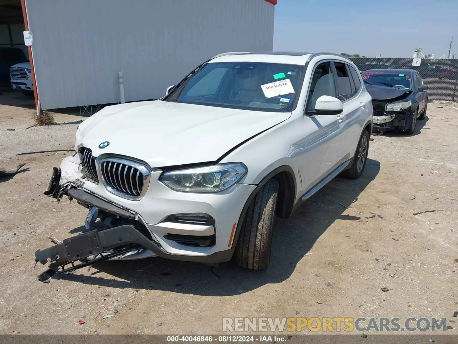 2 Photograph of a damaged car 5UXTR9C56KLR03574 BMW X3 2019