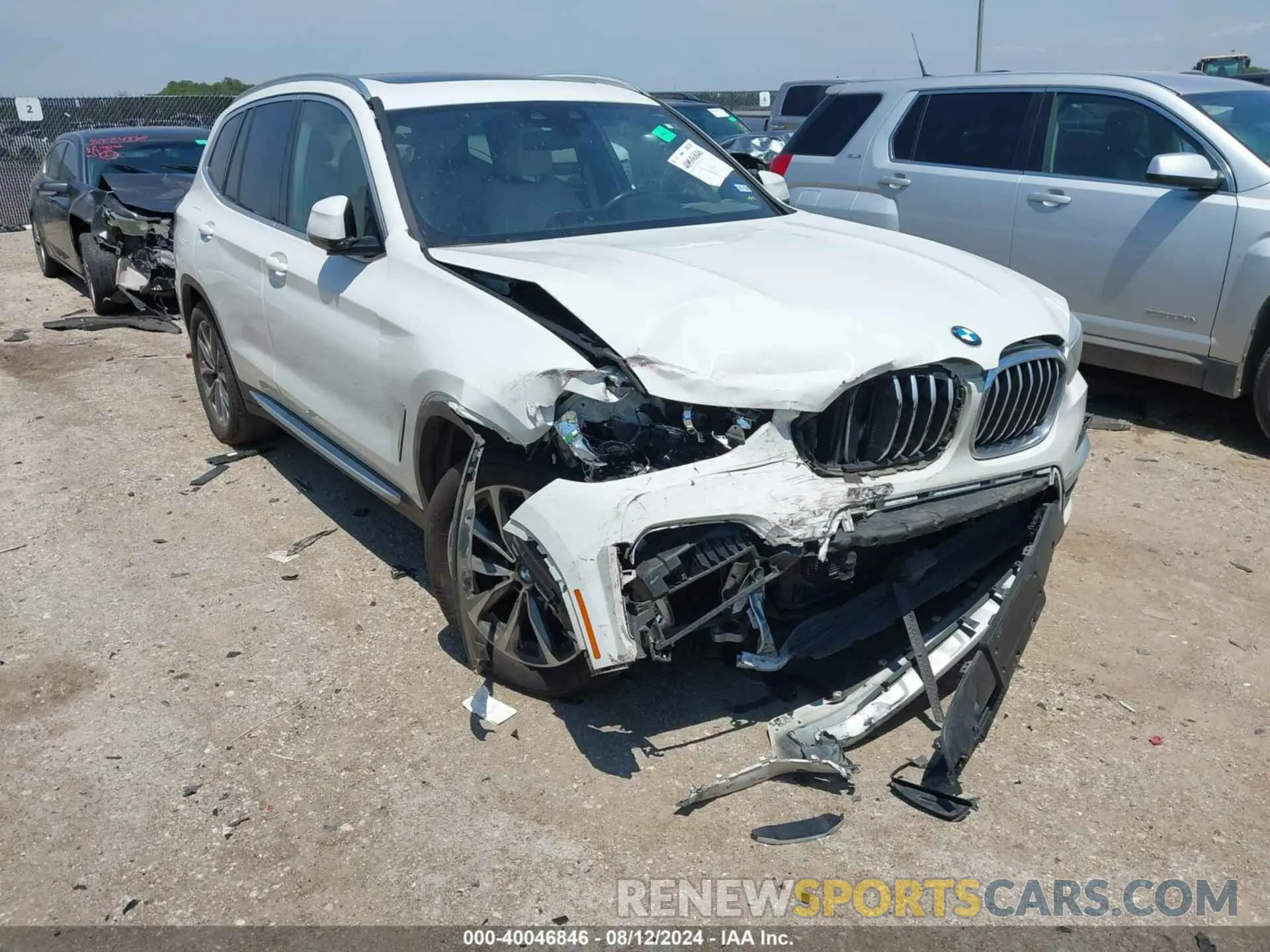 6 Photograph of a damaged car 5UXTR9C56KLR03574 BMW X3 2019
