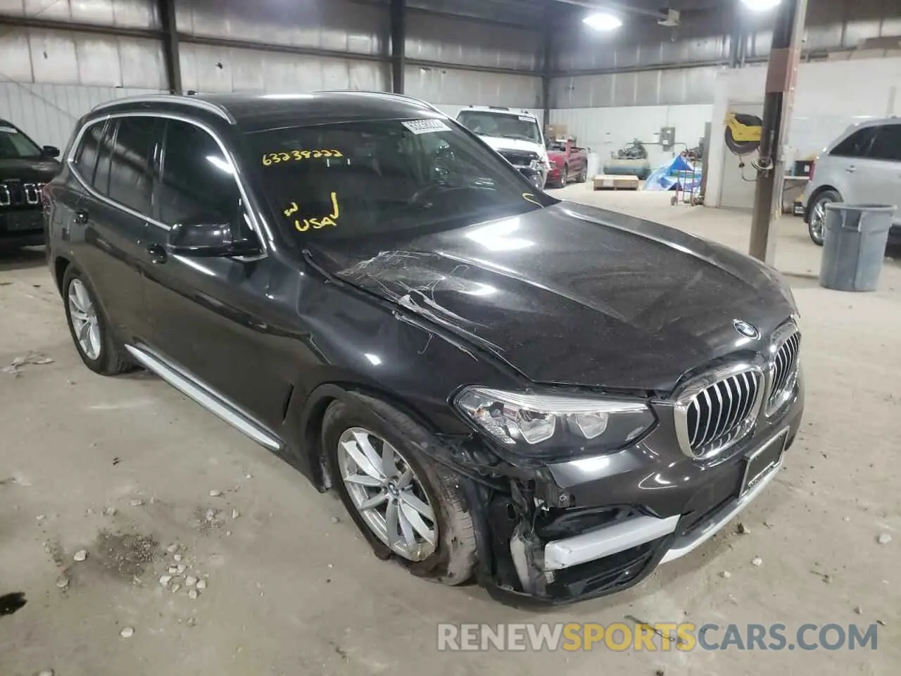 1 Photograph of a damaged car 5UXTR9C57KLD98020 BMW X3 2019