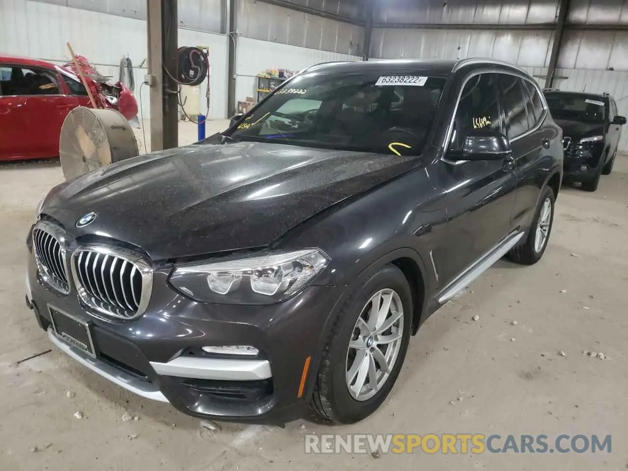 2 Photograph of a damaged car 5UXTR9C57KLD98020 BMW X3 2019