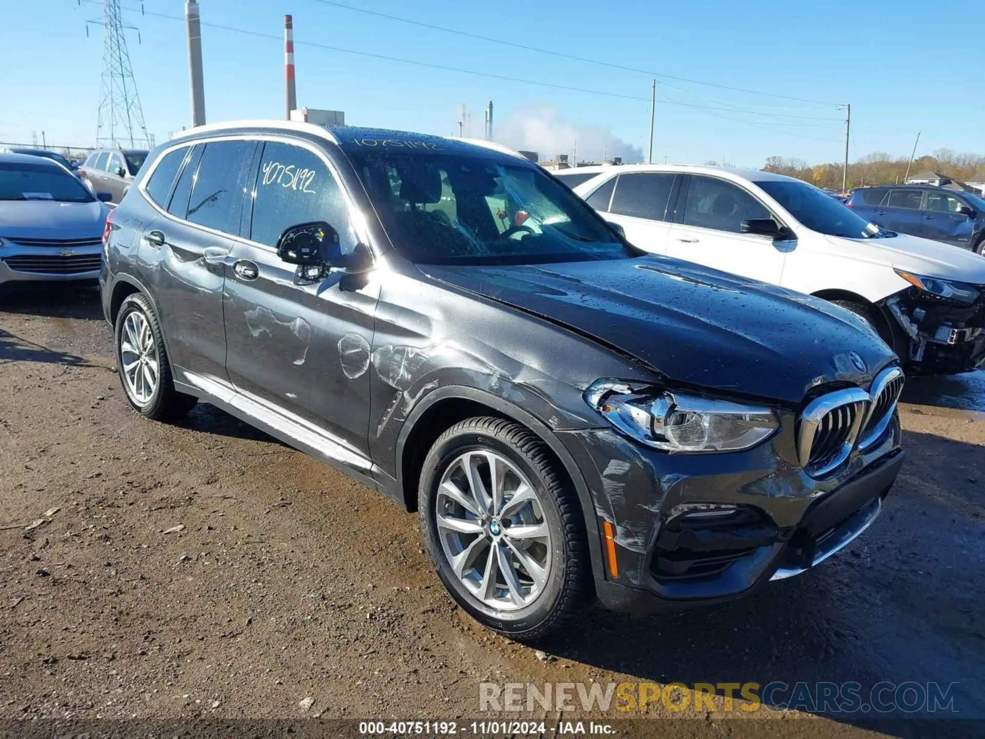 1 Photograph of a damaged car 5UXTR9C57KLE17830 BMW X3 2019