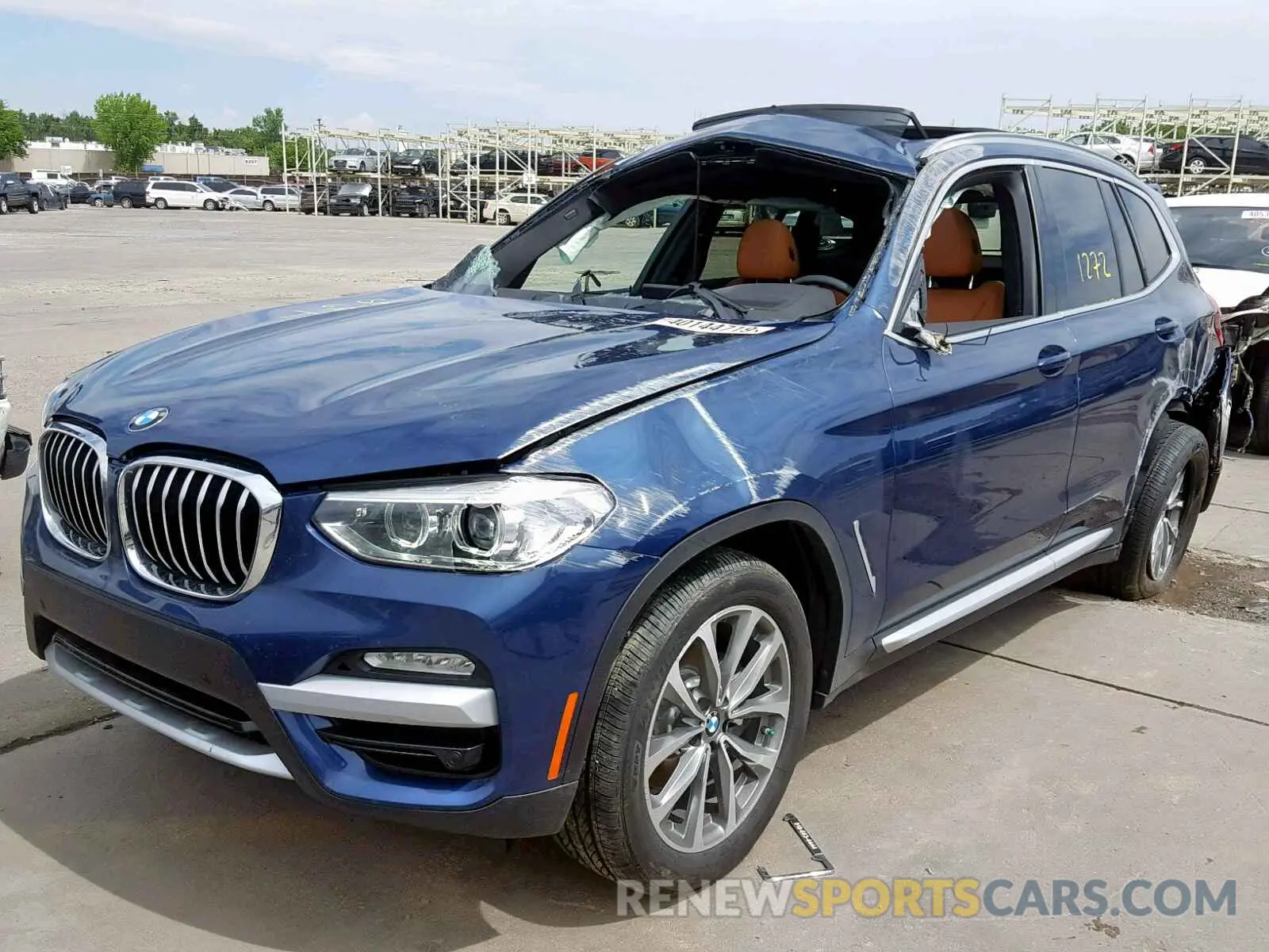 2 Photograph of a damaged car 5UXTR9C57KLR04085 BMW X3 2019