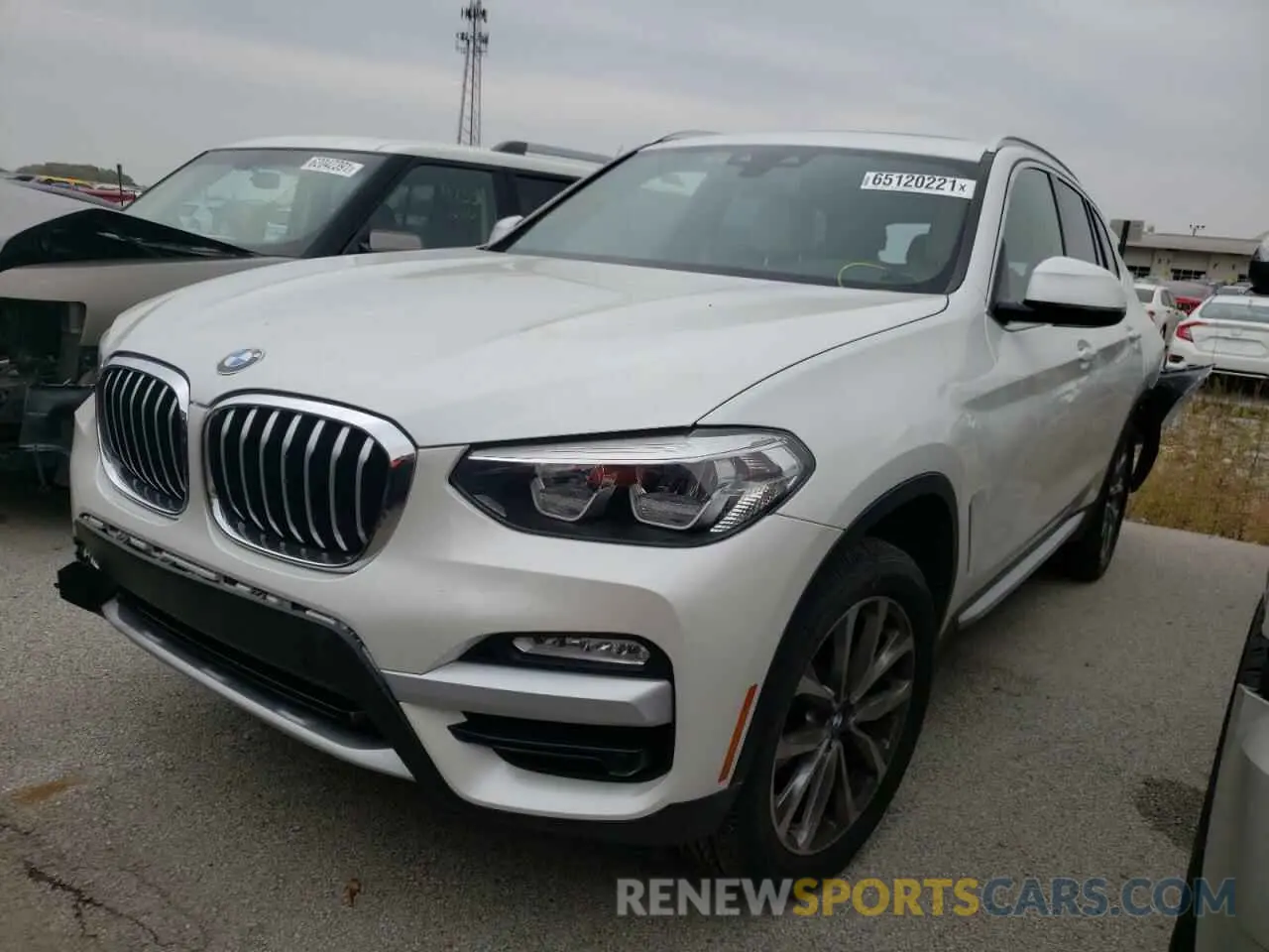 2 Photograph of a damaged car 5UXTR9C59KLE14878 BMW X3 2019