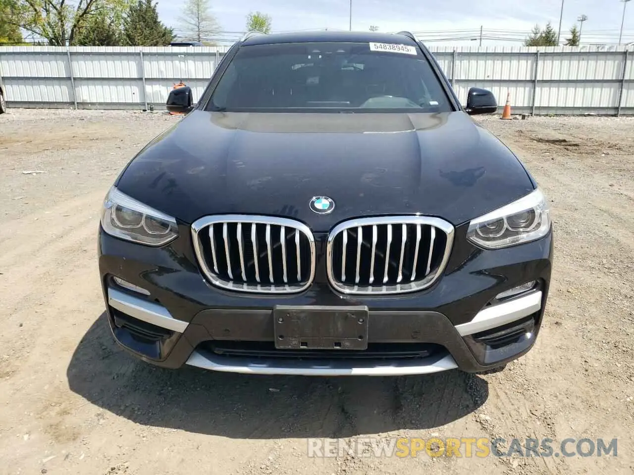 5 Фотография поврежденного автомобиля 5UXTR9C59KLE19501 BMW X3 2019