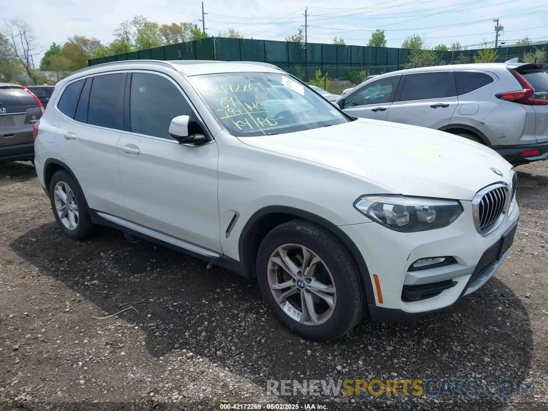 1 Photograph of a damaged car 5UXTR9C5XKLD95127 BMW X3 2019