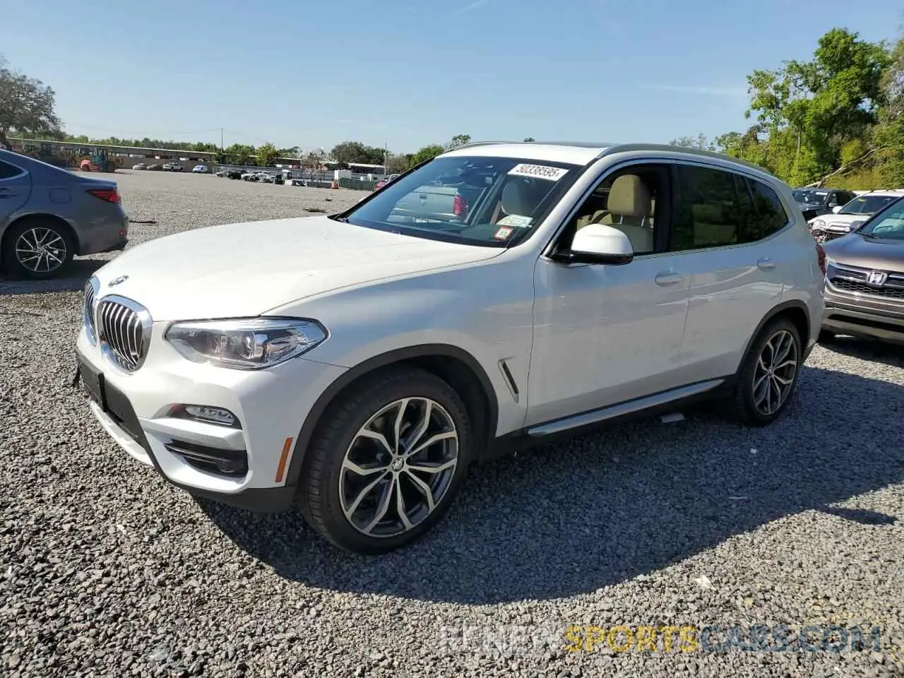 1 Photograph of a damaged car 5UXTR9C5XKLD96567 BMW X3 2019