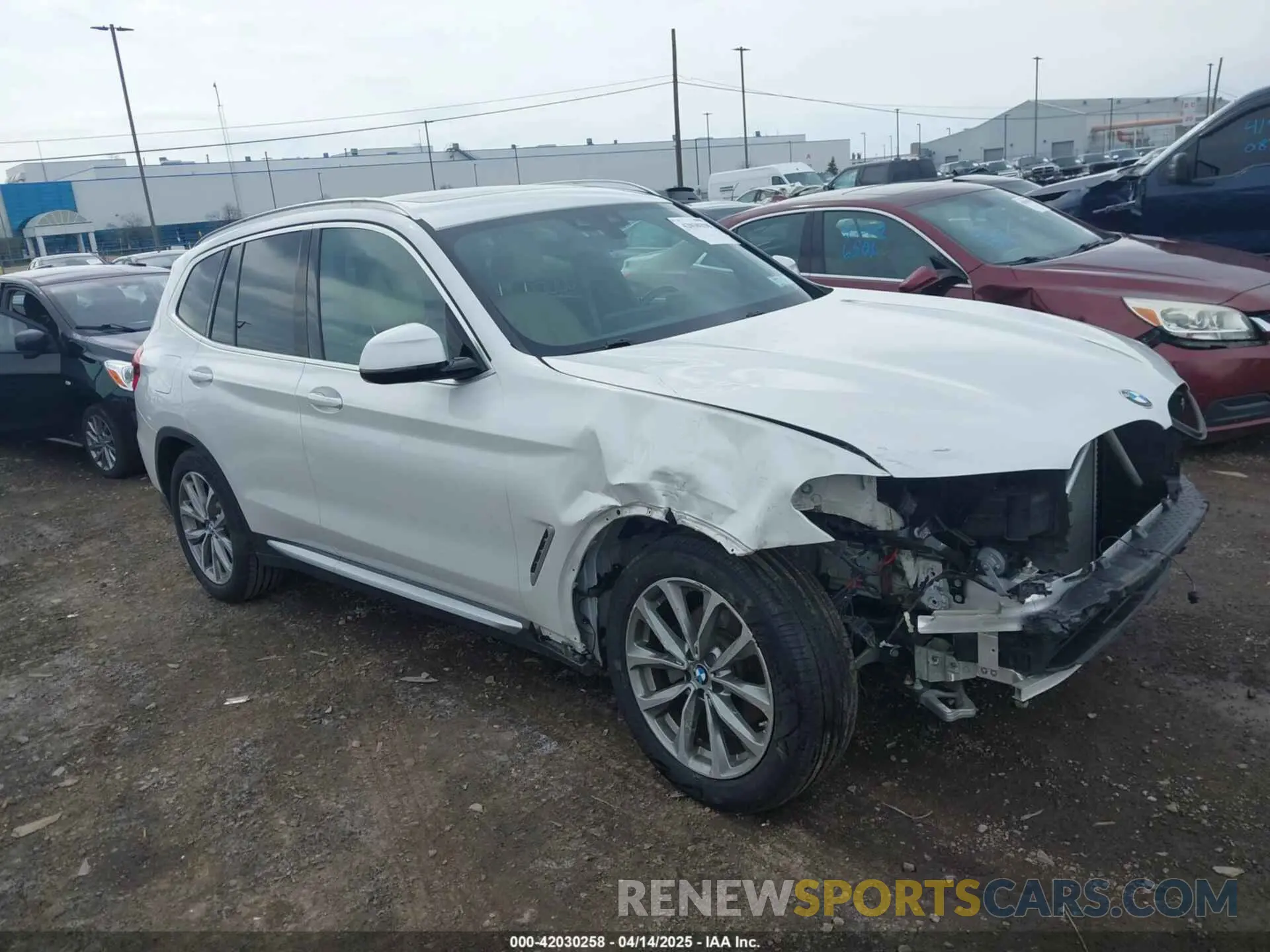 1 Photograph of a damaged car 5UXTR9C5XKLE17238 BMW X3 2019