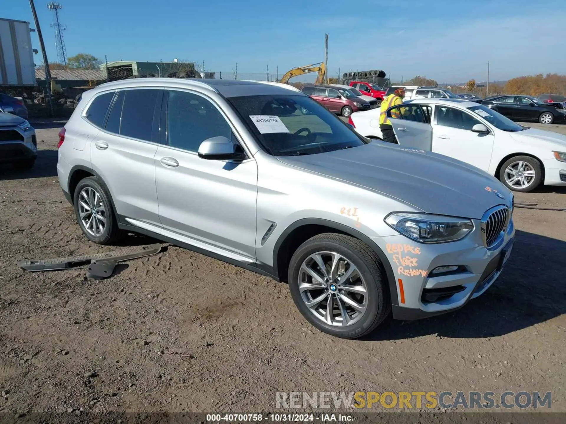 1 Фотография поврежденного автомобиля 5UXTR9C5XKLP77428 BMW X3 2019