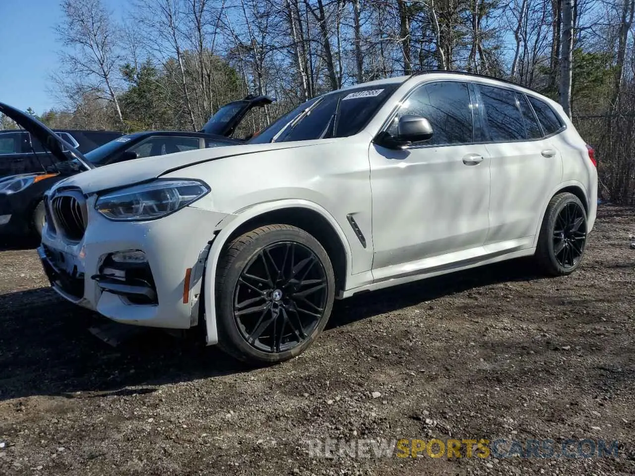 1 Photograph of a damaged car 5UXTS3C51K0Z03873 BMW X3 2019