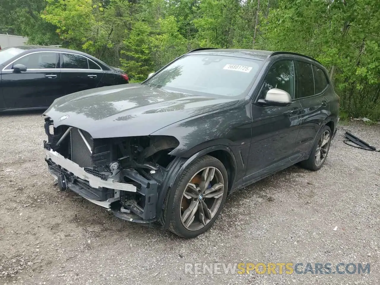 1 Photograph of a damaged car 5UXTS3C55K0Z03052 BMW X3 2019