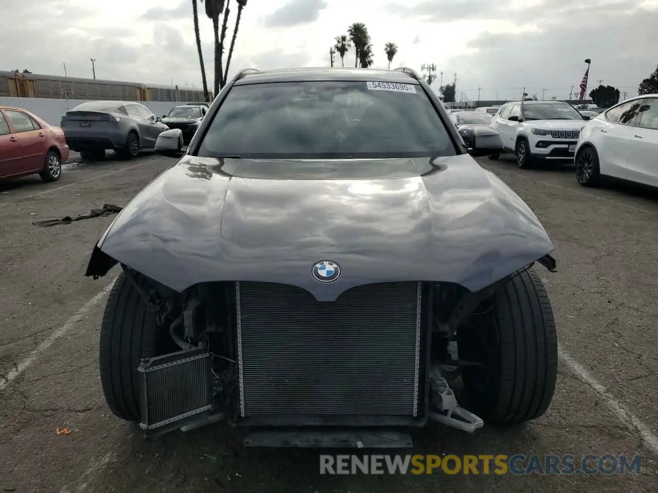 5 Photograph of a damaged car 5UXTS3C56K0Z07434 BMW X3 2019