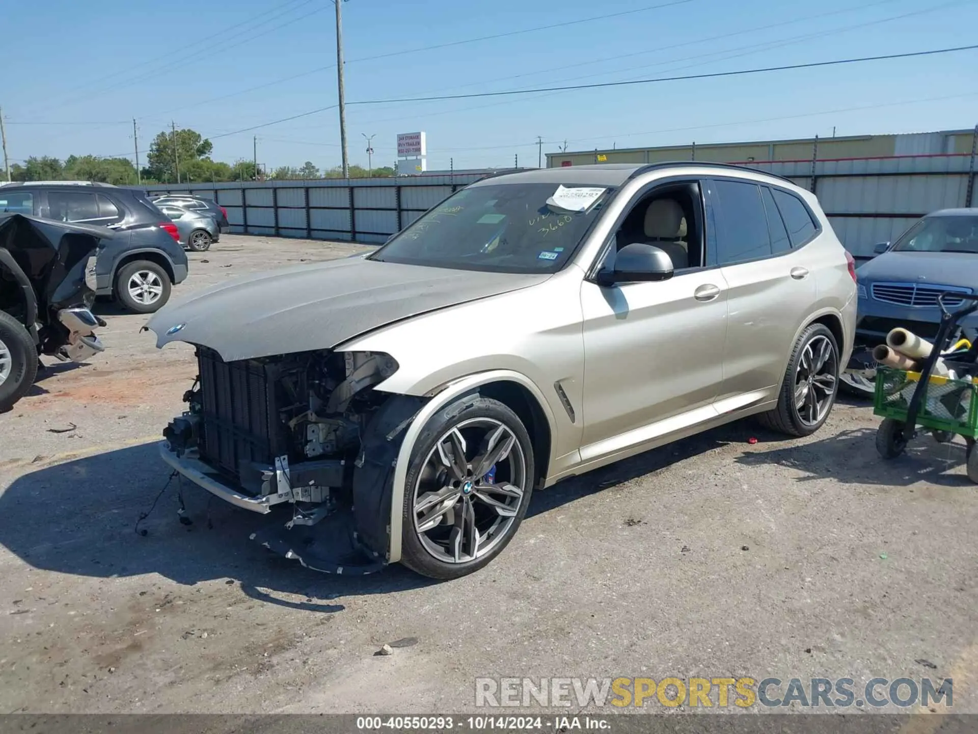 2 Photograph of a damaged car 5UXTS3C56KLR73660 BMW X3 2019