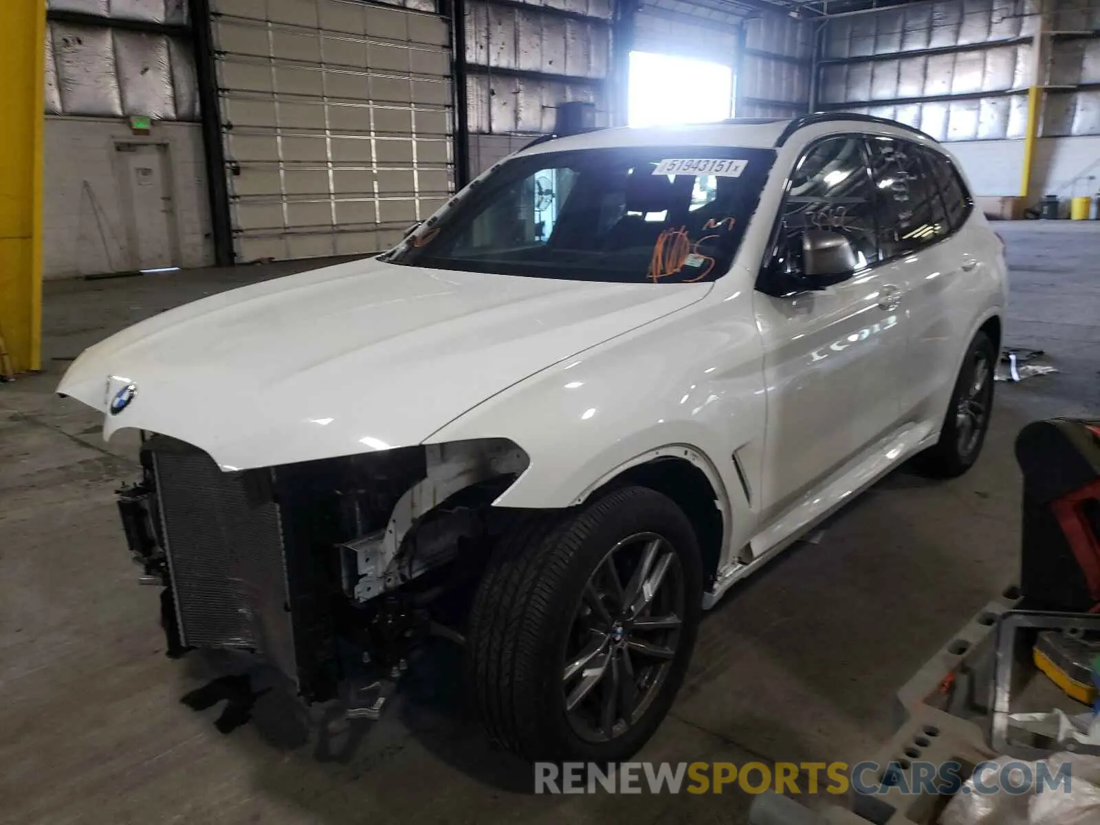2 Photograph of a damaged car 5UXTS3C58K0Z09461 BMW X3 2019