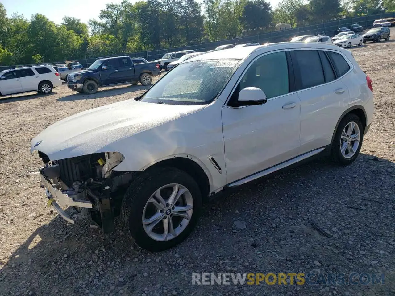 1 Photograph of a damaged car 5UXTY3C00L9B76485 BMW X3 2020