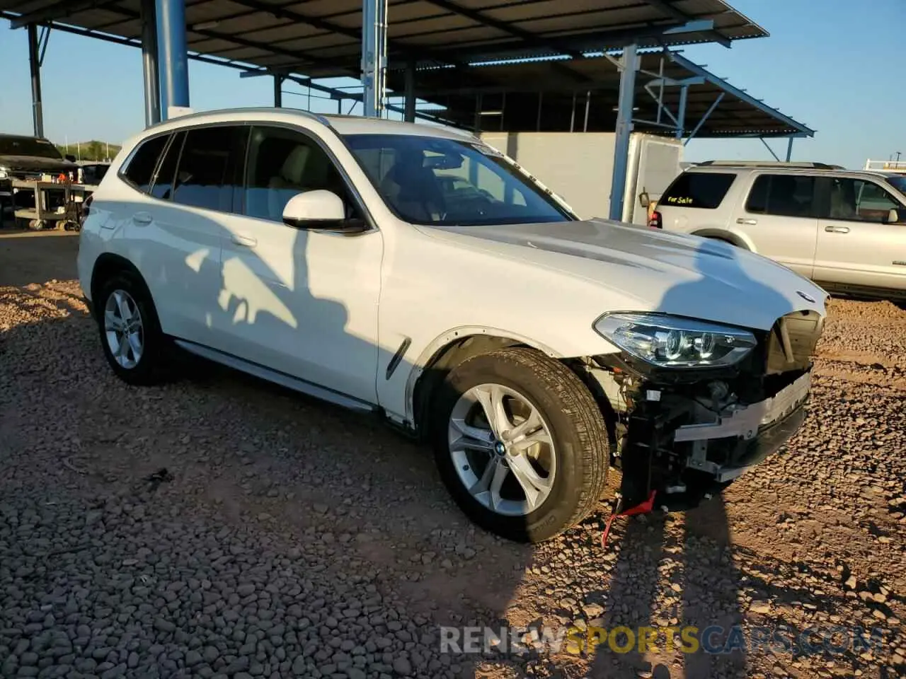 4 Фотография поврежденного автомобиля 5UXTY3C00L9C41383 BMW X3 2020